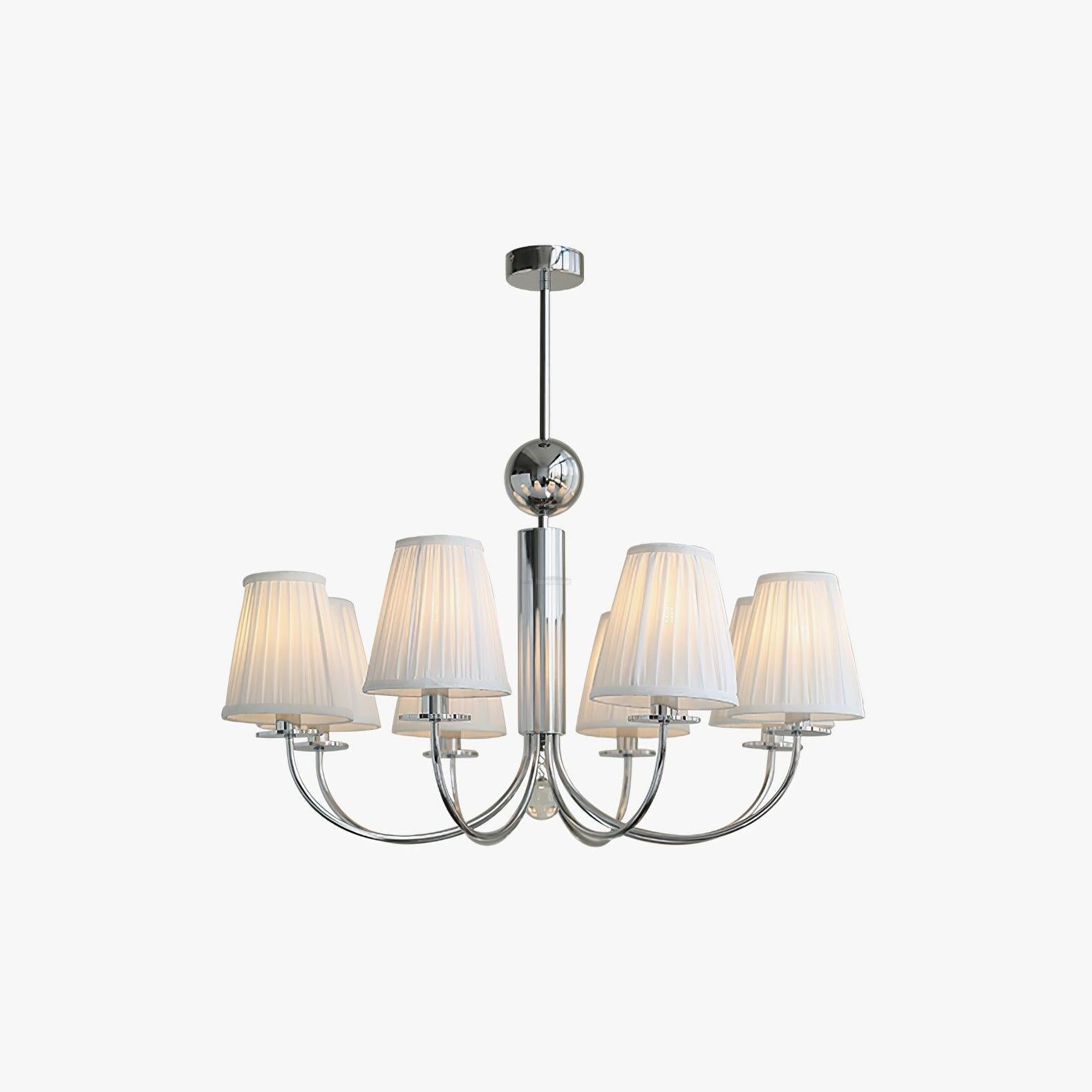 Simplicity Chrome Chandelier Φ 19.7″ - Variety-1-Luxehomezone