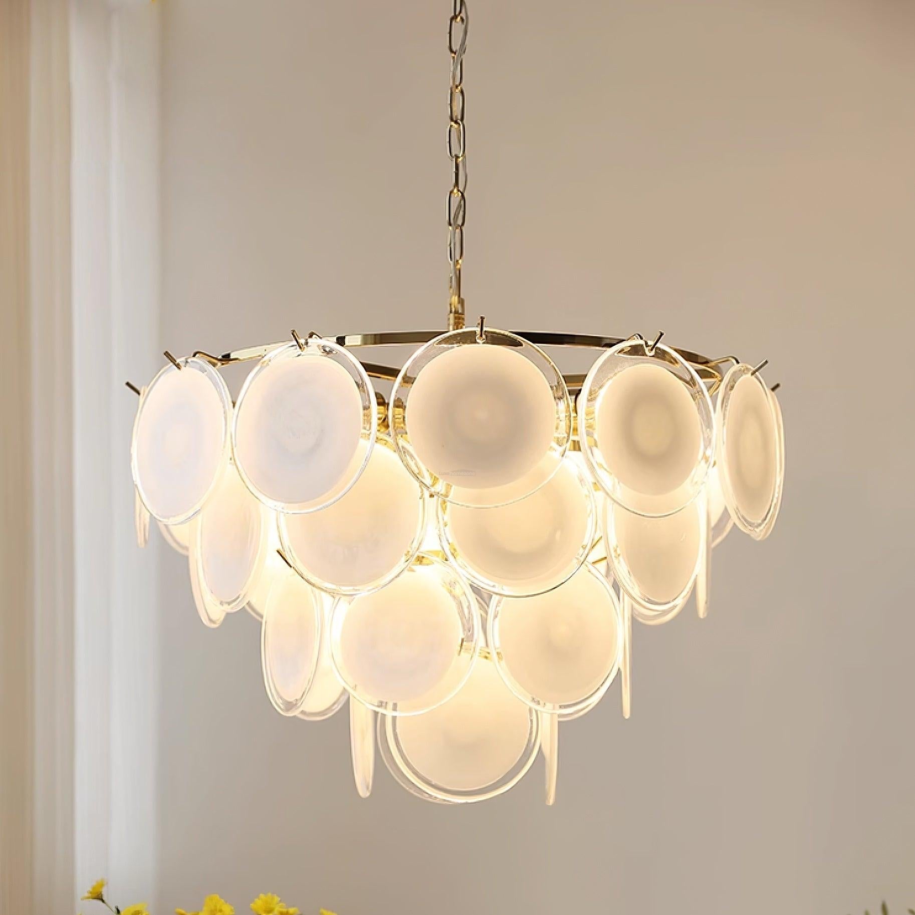Bettina Murano Chandelier  ∅ 19.6″ - Cylinder-1-Luxehomezone