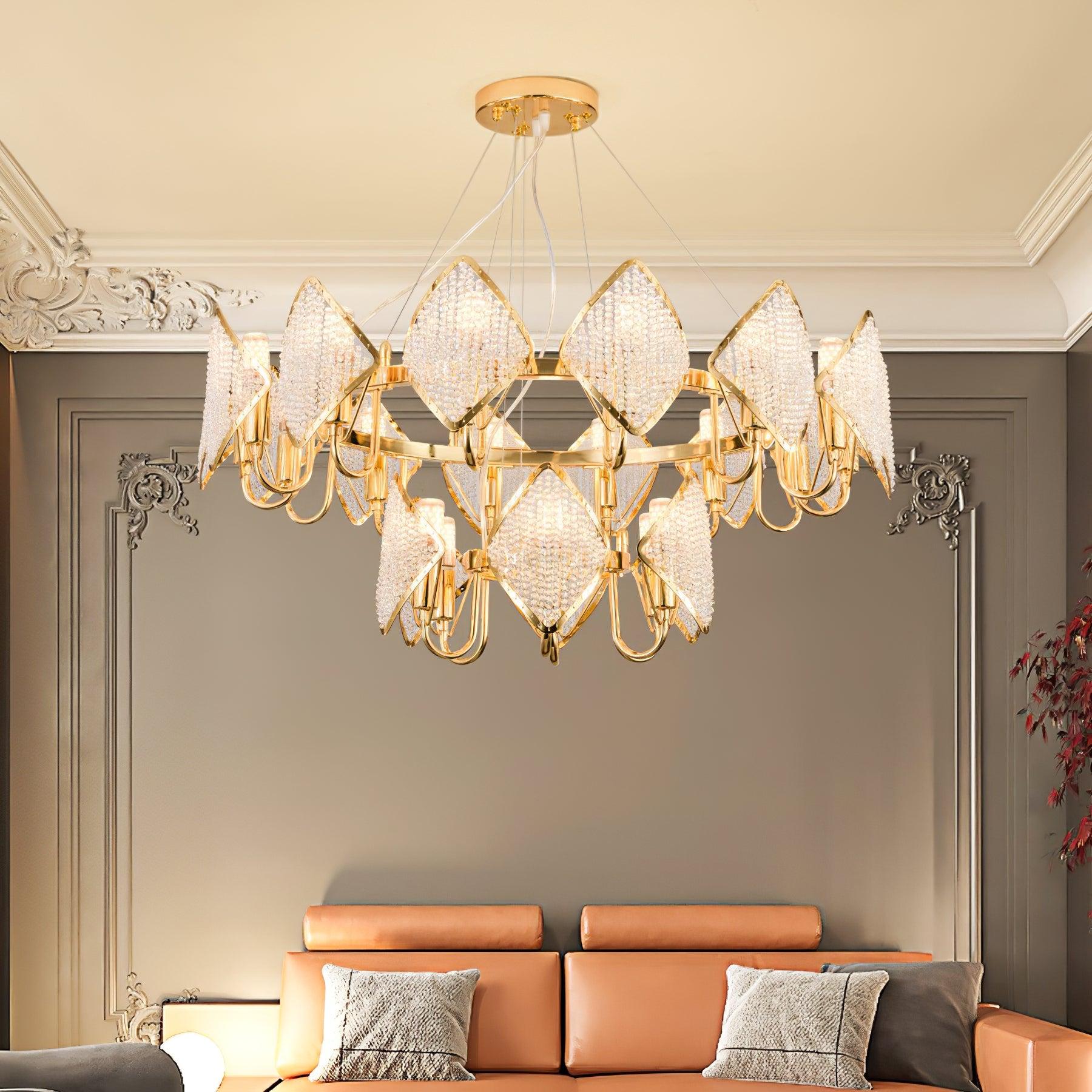 Holly Chandelier with 4/12/24 heads - Luxehomezone