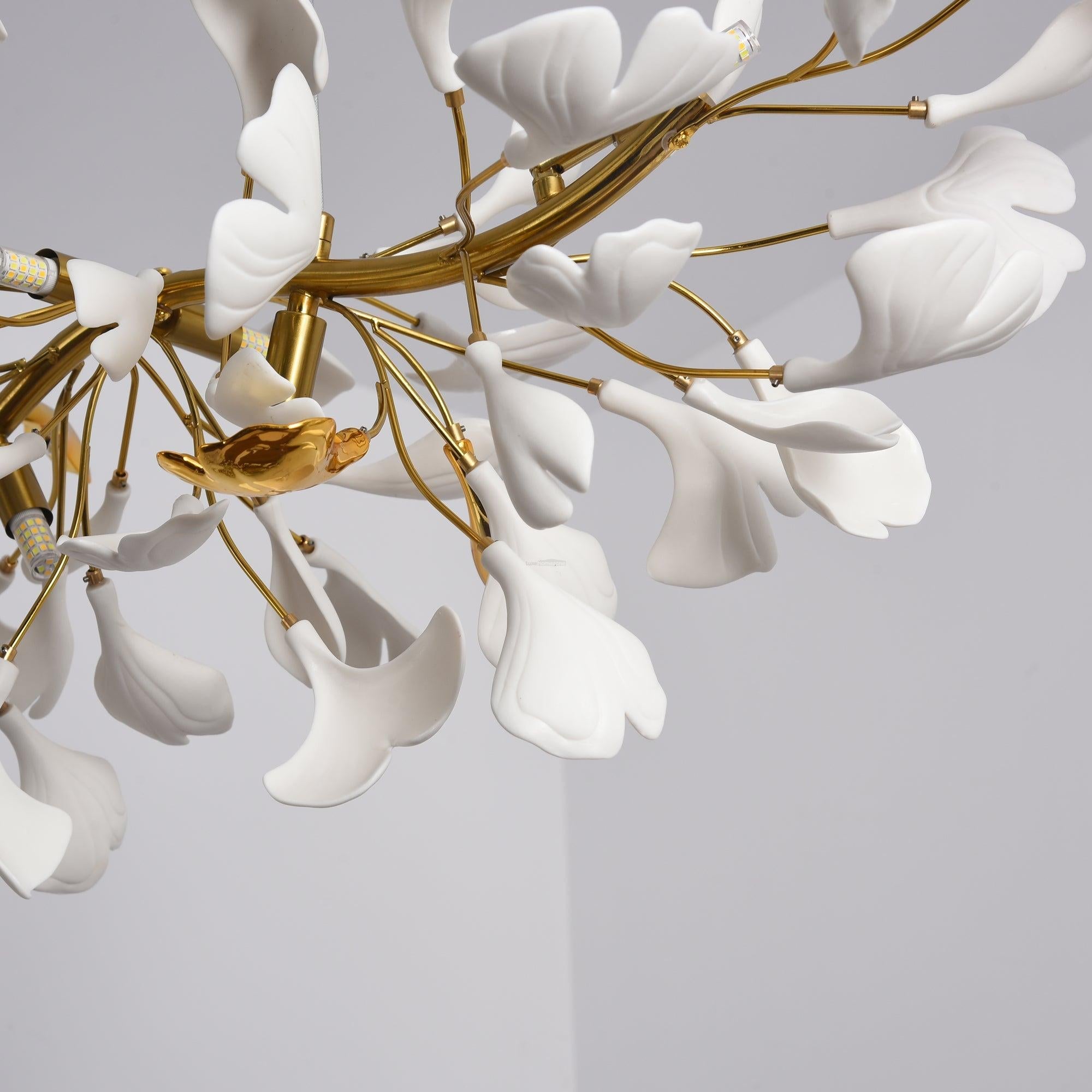 Gingko Chandelier Style D - Gingko, Gingko Chandelier-1-Luxehomezone