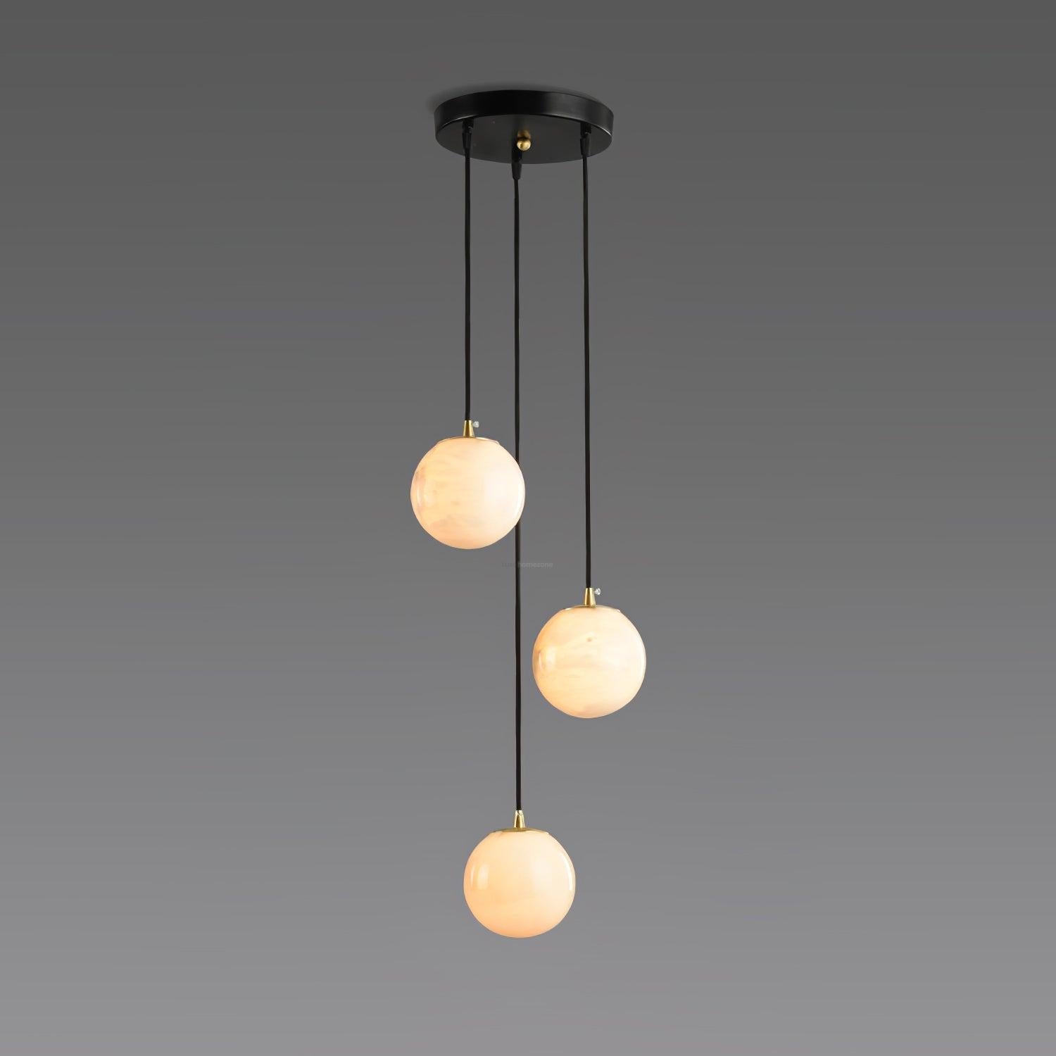 Alabaster Balls Cluster Chandelier with 3/5/7/9/16/18 heads - Luxehomezone