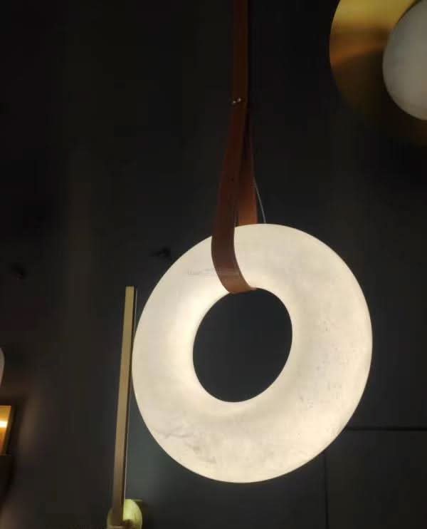 Oslo Alabaster Pendant Light Style A - Luxehomezone