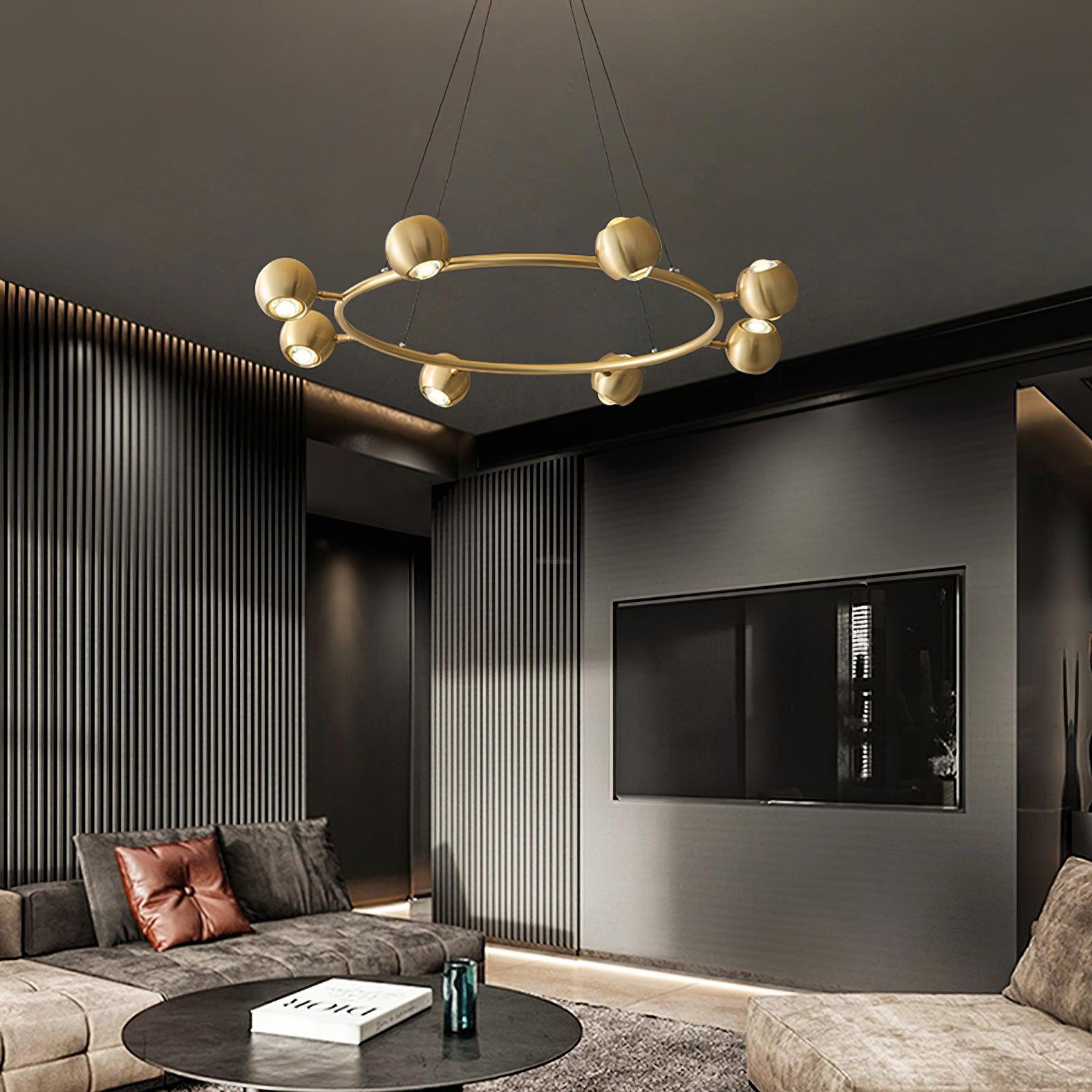 Callisto Chandelier ∅ 21.7″ - Marshmallow-1-Luxehomezone