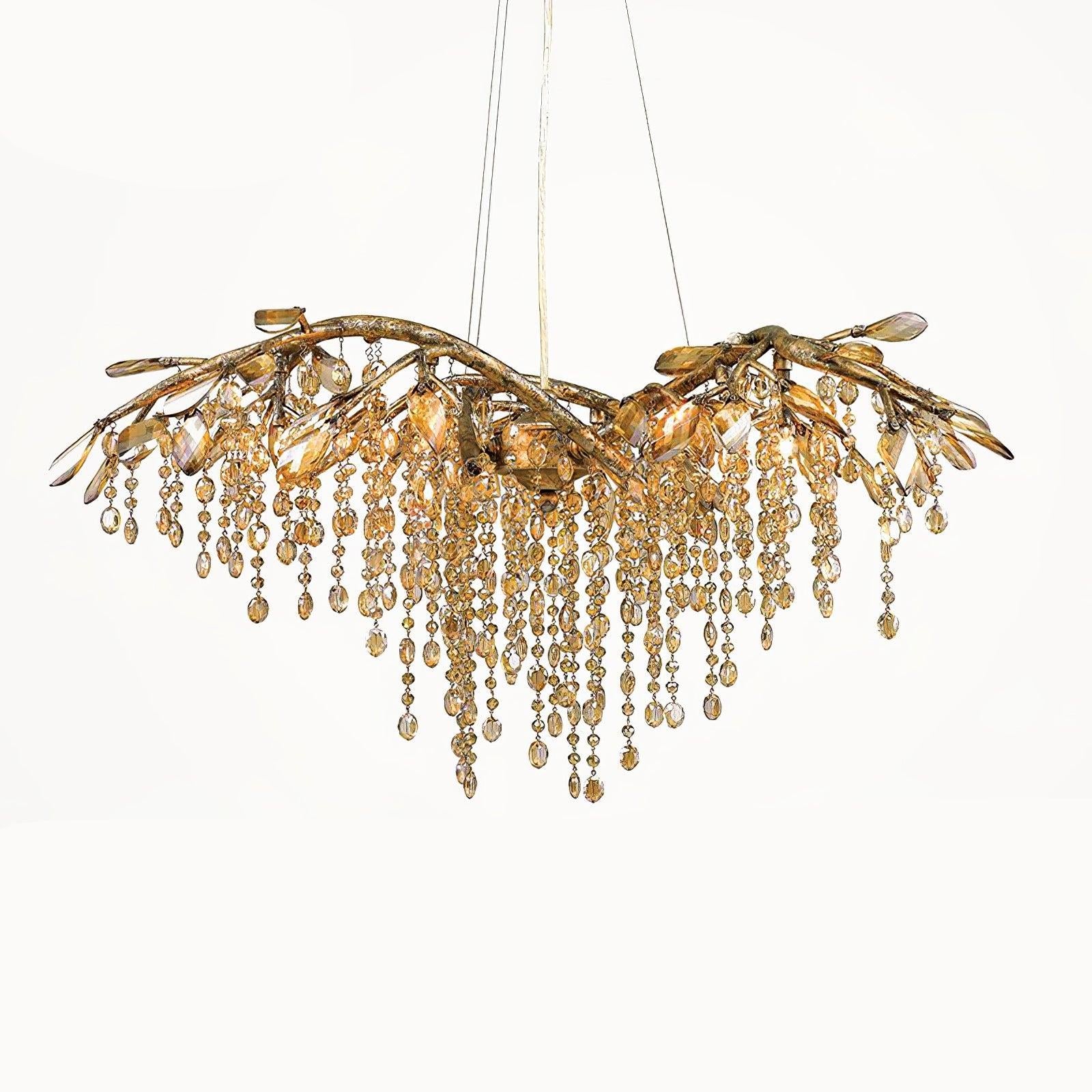 Autumn Twilight Round/Linear Chandelier - Branch-1-Luxehomezone
