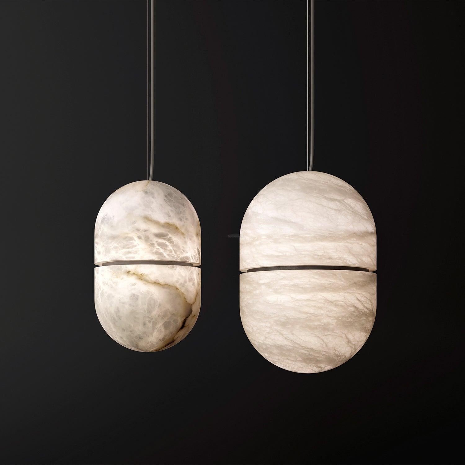 YUM Alabaster Pendant Light - Luxehomezone