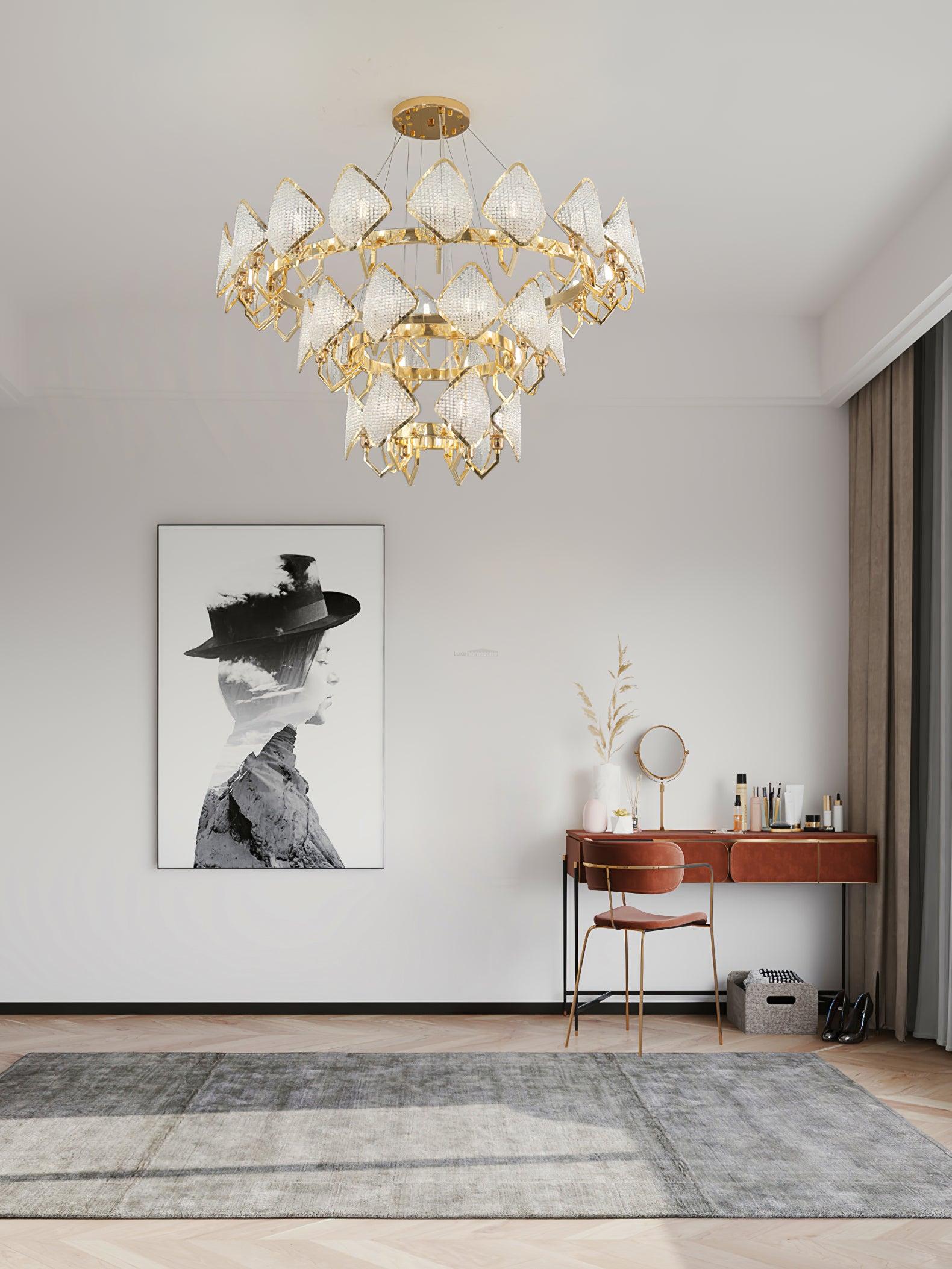 Holly Chandelier with 4/12/24 heads - Luxehomezone