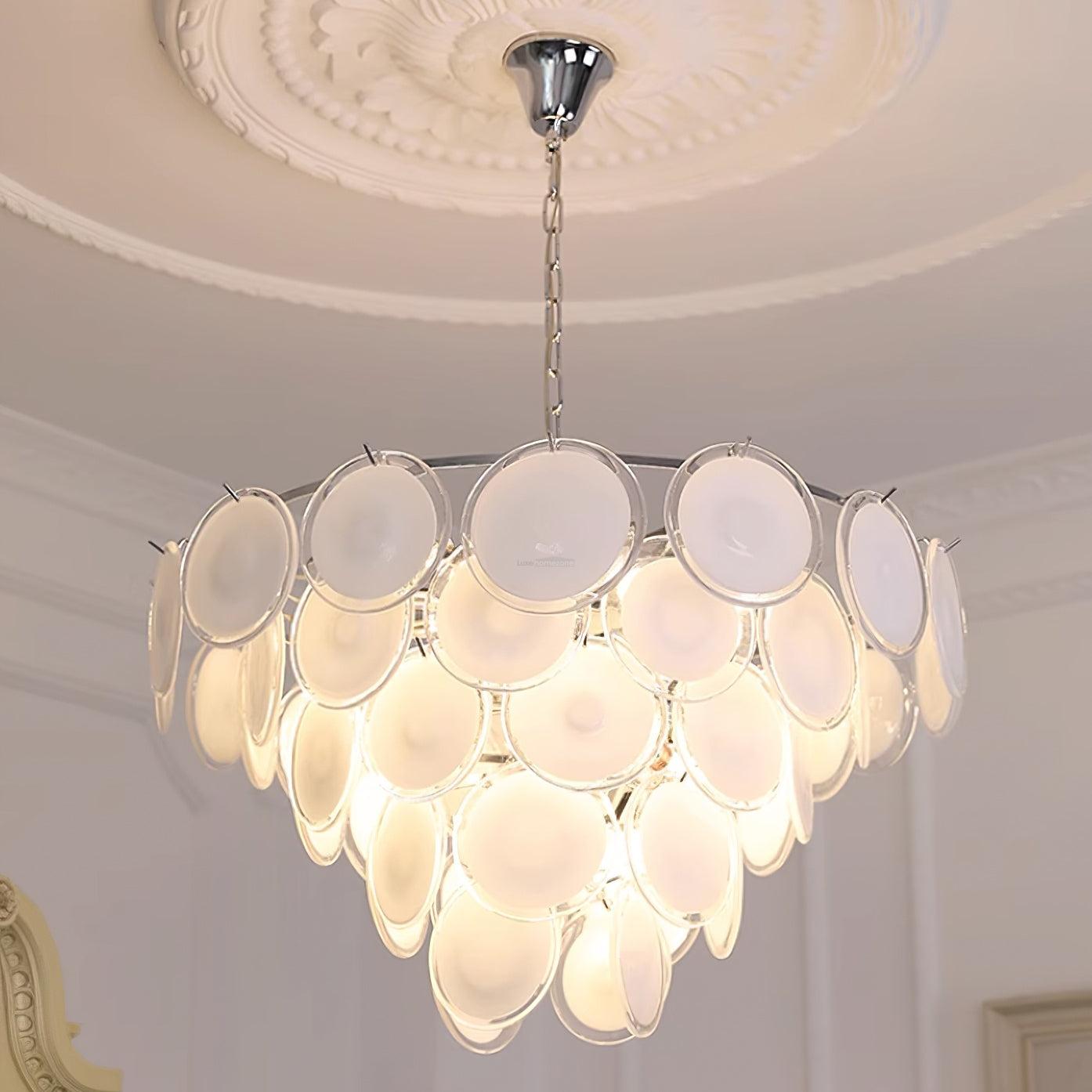 Bettina Murano Chandelier  ∅ 19.6″ - Cylinder-1-Luxehomezone