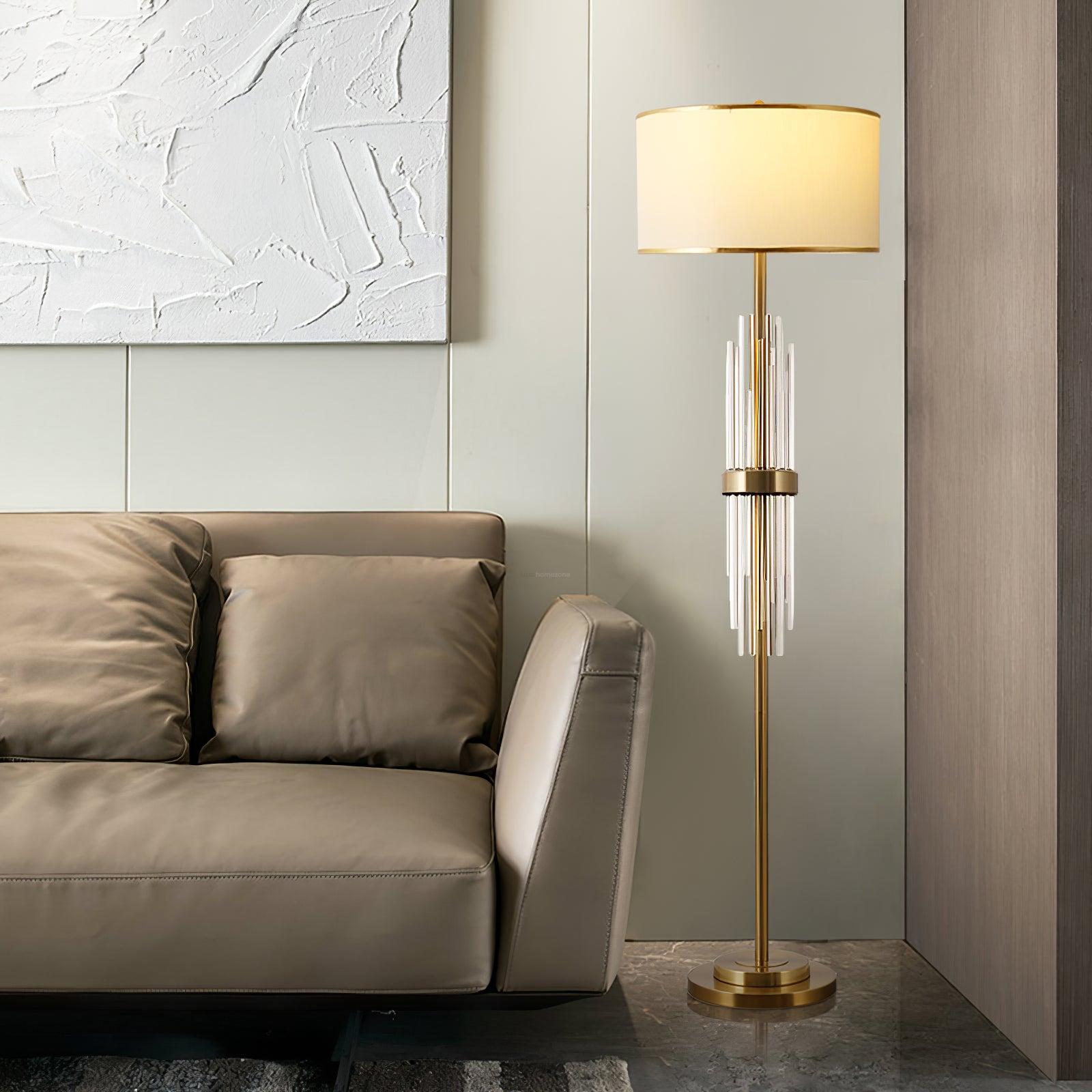 Alston Floor Lamp  ∅ 13.8″ - Geometry-1-Luxehomezone