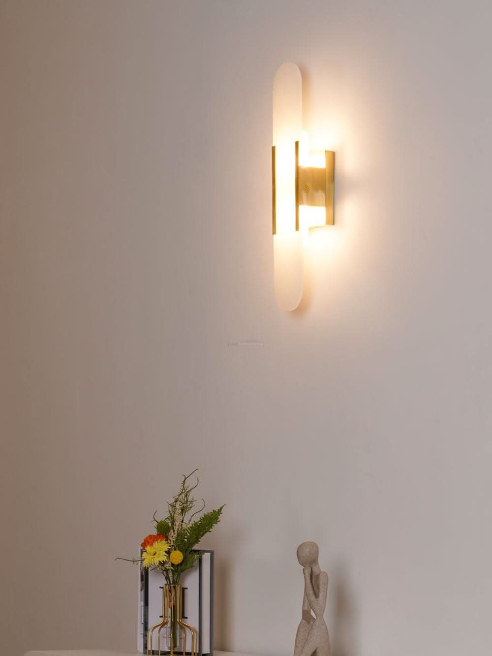 Melange Alabaster Wall Lamp - Luxehomezone