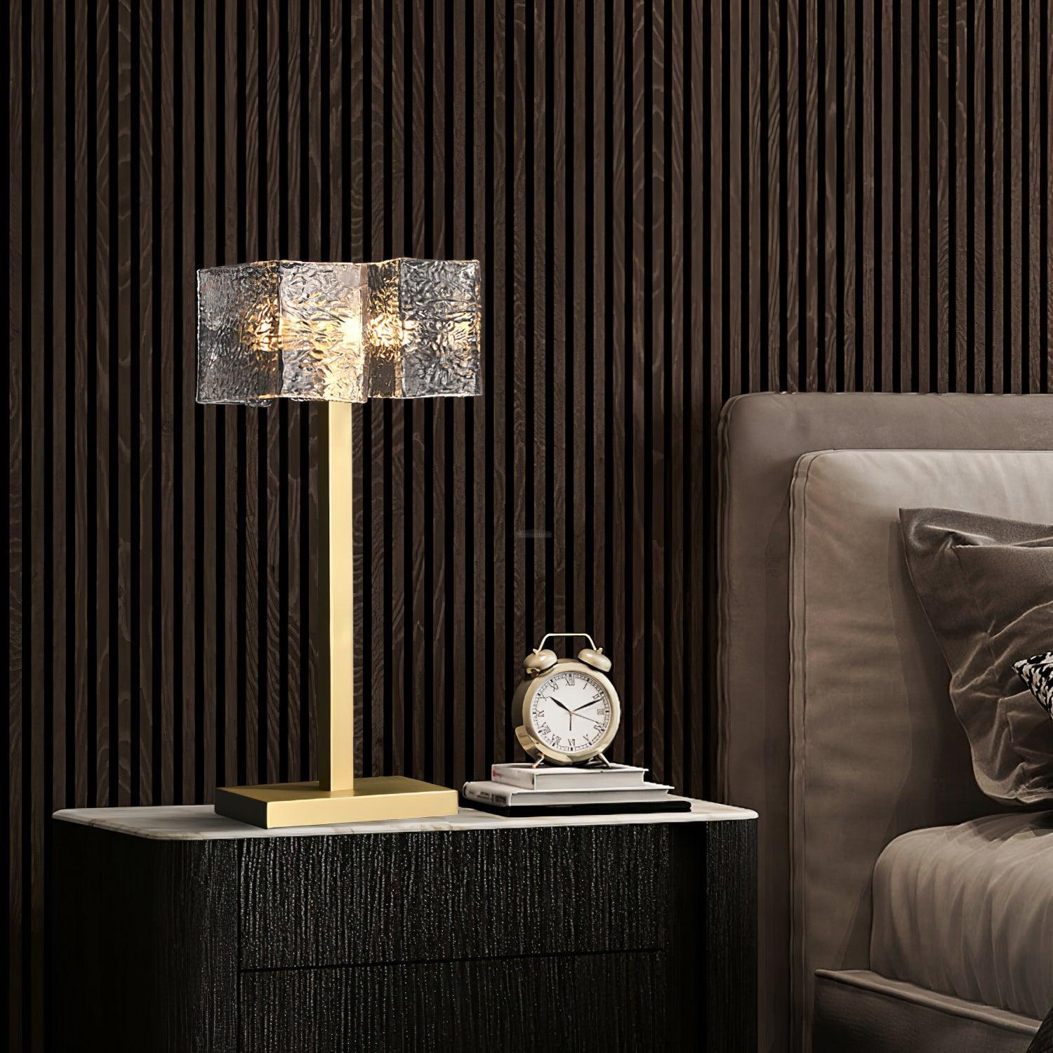 Roosevelt Table Lamp ∅ 7.8″ - Frosted-1-Luxehomezone