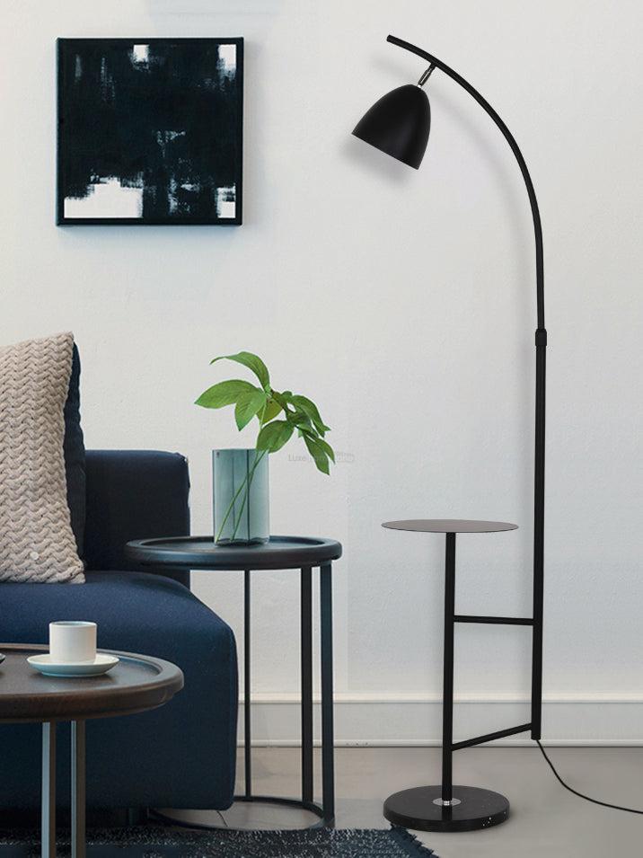 Rani Floor Lamp W 13.8″ - Bent-1-Luxehomezone