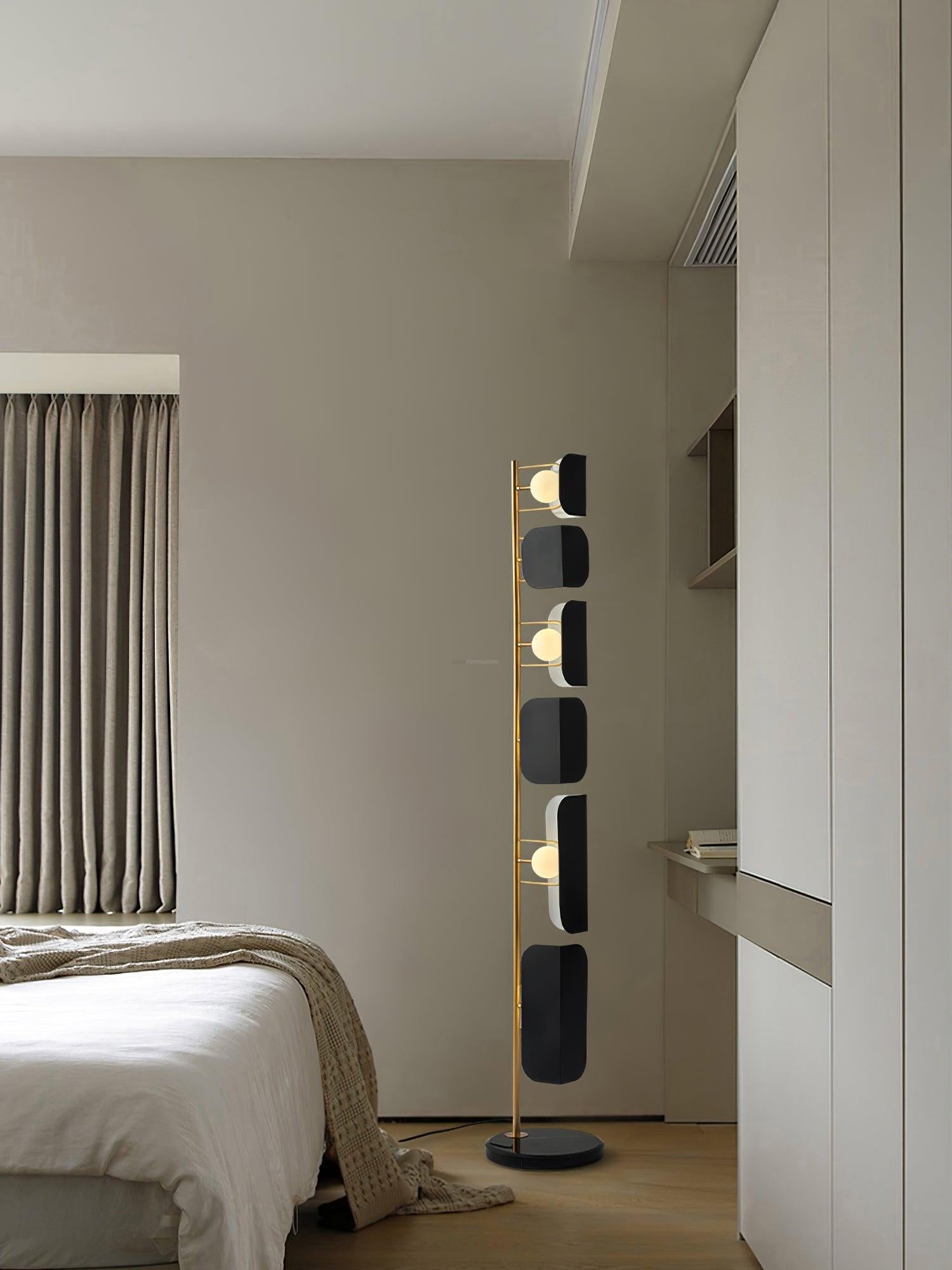 Leagan Floor Lamp  ∅ 11.8″ - Pillar-1-Luxehomezone