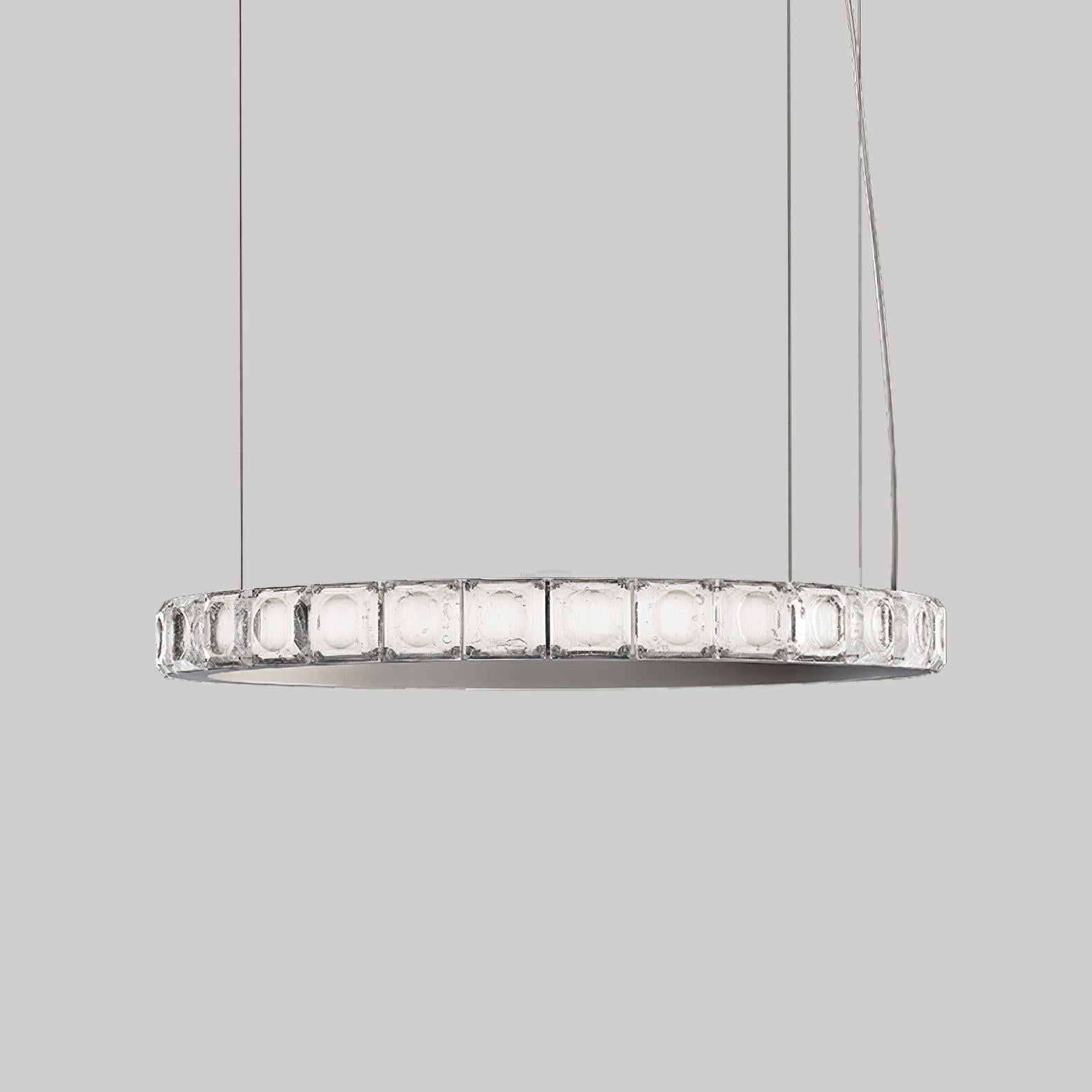 Aura Ring Chandelier ∅ 15.7″ - Straps-1-Luxehomezone