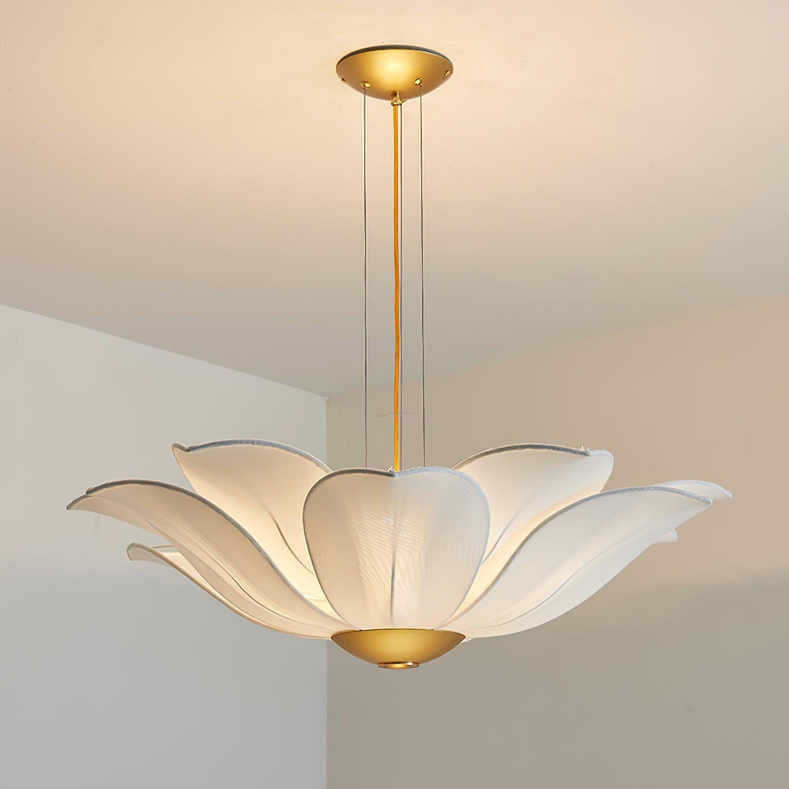 Fiore Chandelier  ∅ 32.3″ - Pleated-1-Luxehomezone