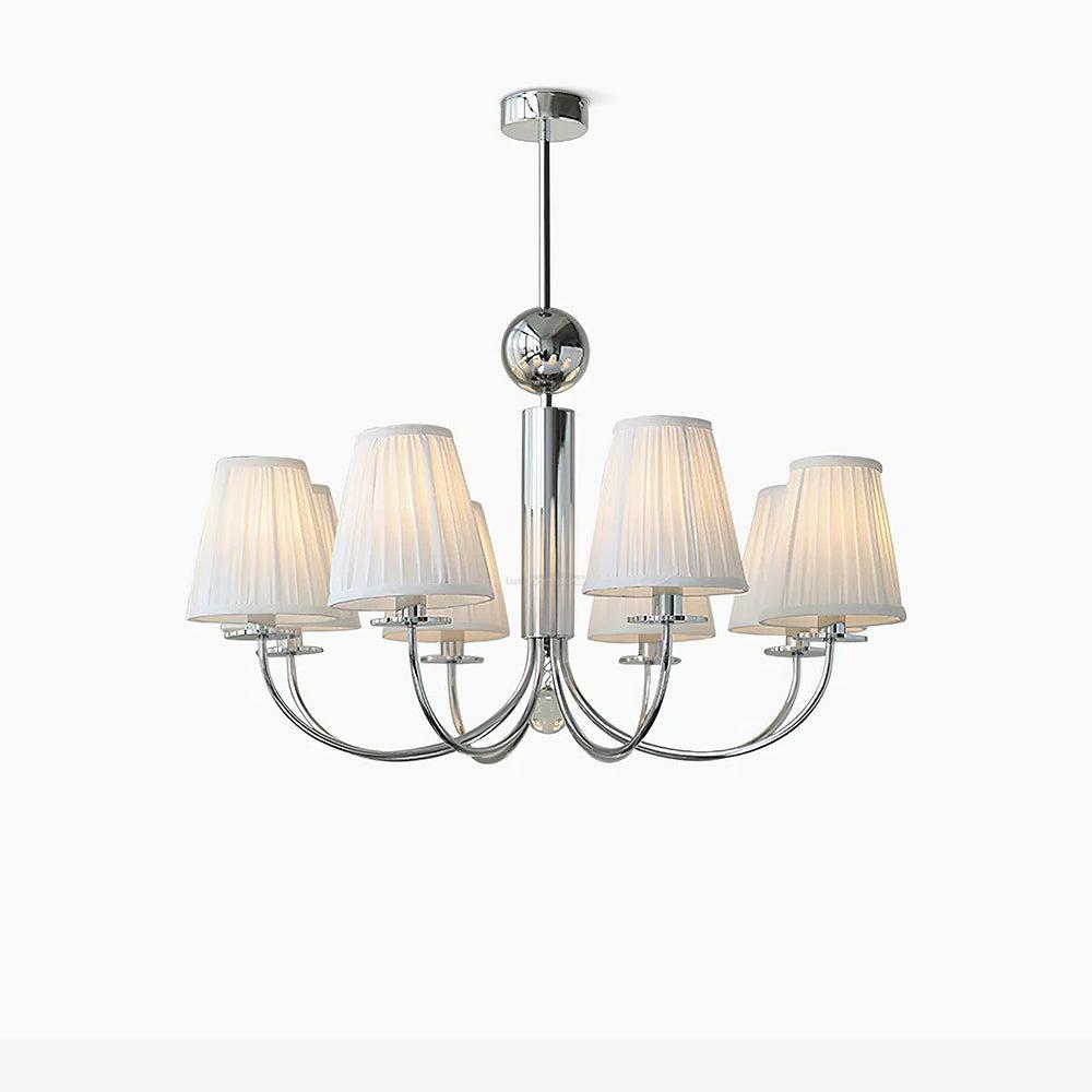 Simplicity Chrome Chandelier Φ 19.7″ - Variety-1-Luxehomezone