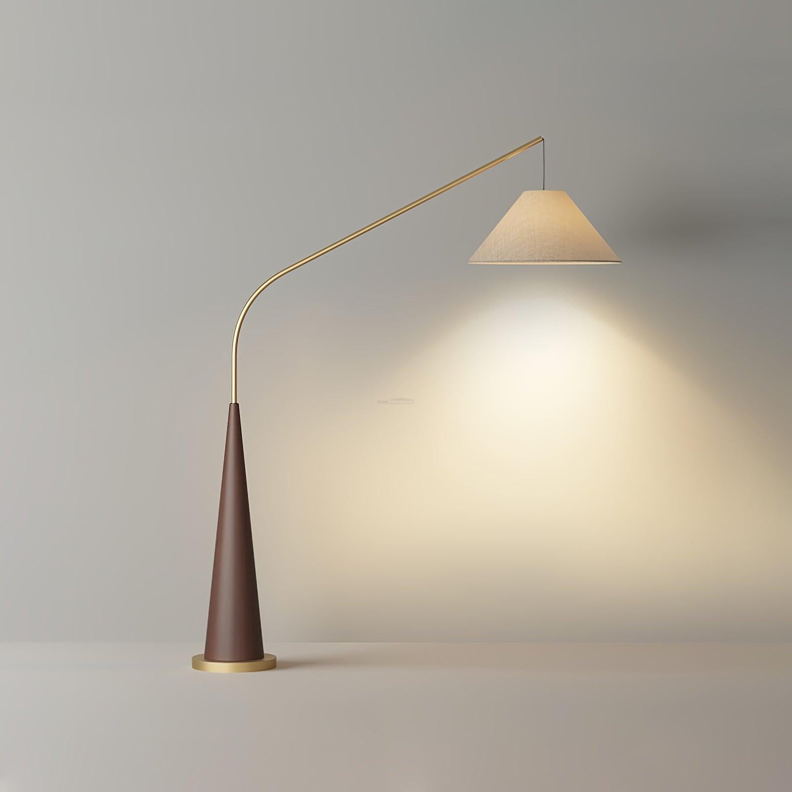 Gibson Arc Floor Lamp L 59.1″ - Bent-1-Luxehomezone