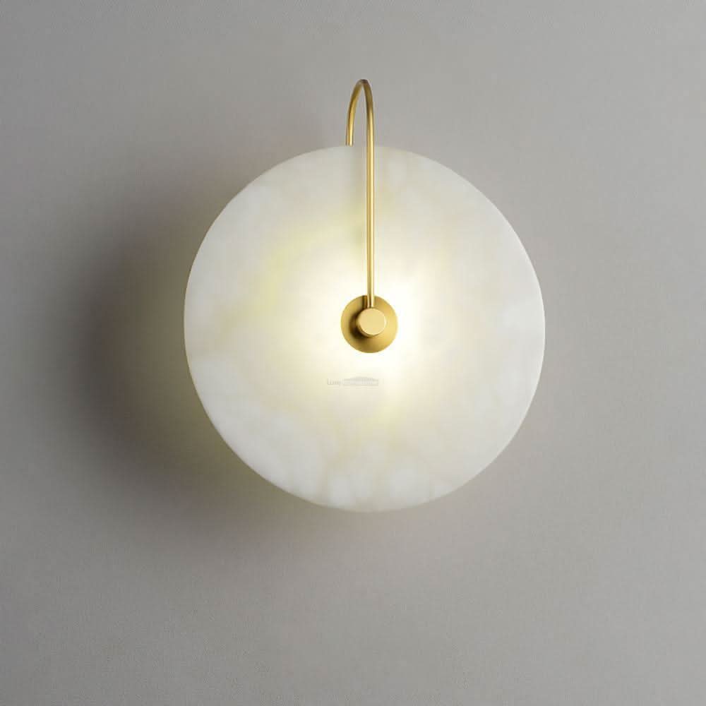 Alabaster LED Wall Lamp 6''/8''/10''/12'' - Luxehomezone