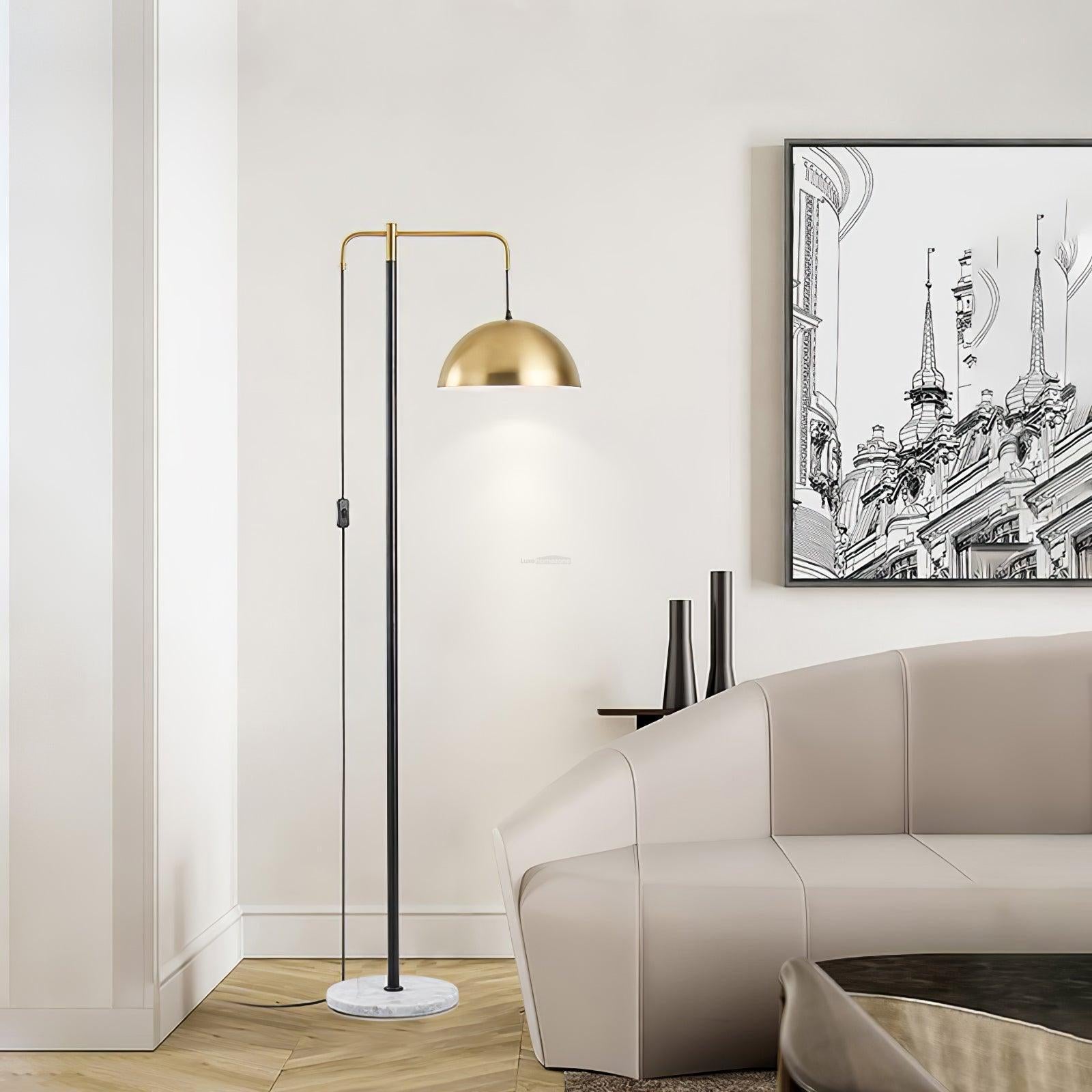 Otto Floor Lamp W 16.9″ - Geometry-1-Luxehomezone
