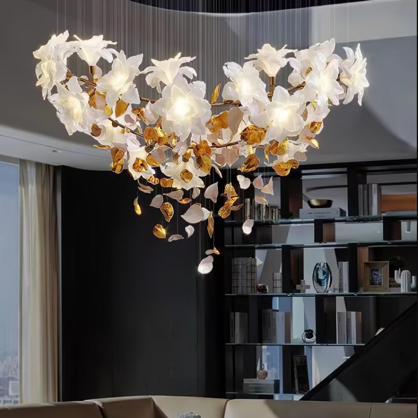 Flying Flowers Fluttering Chandelier with 6 Types - Luxehomezone
