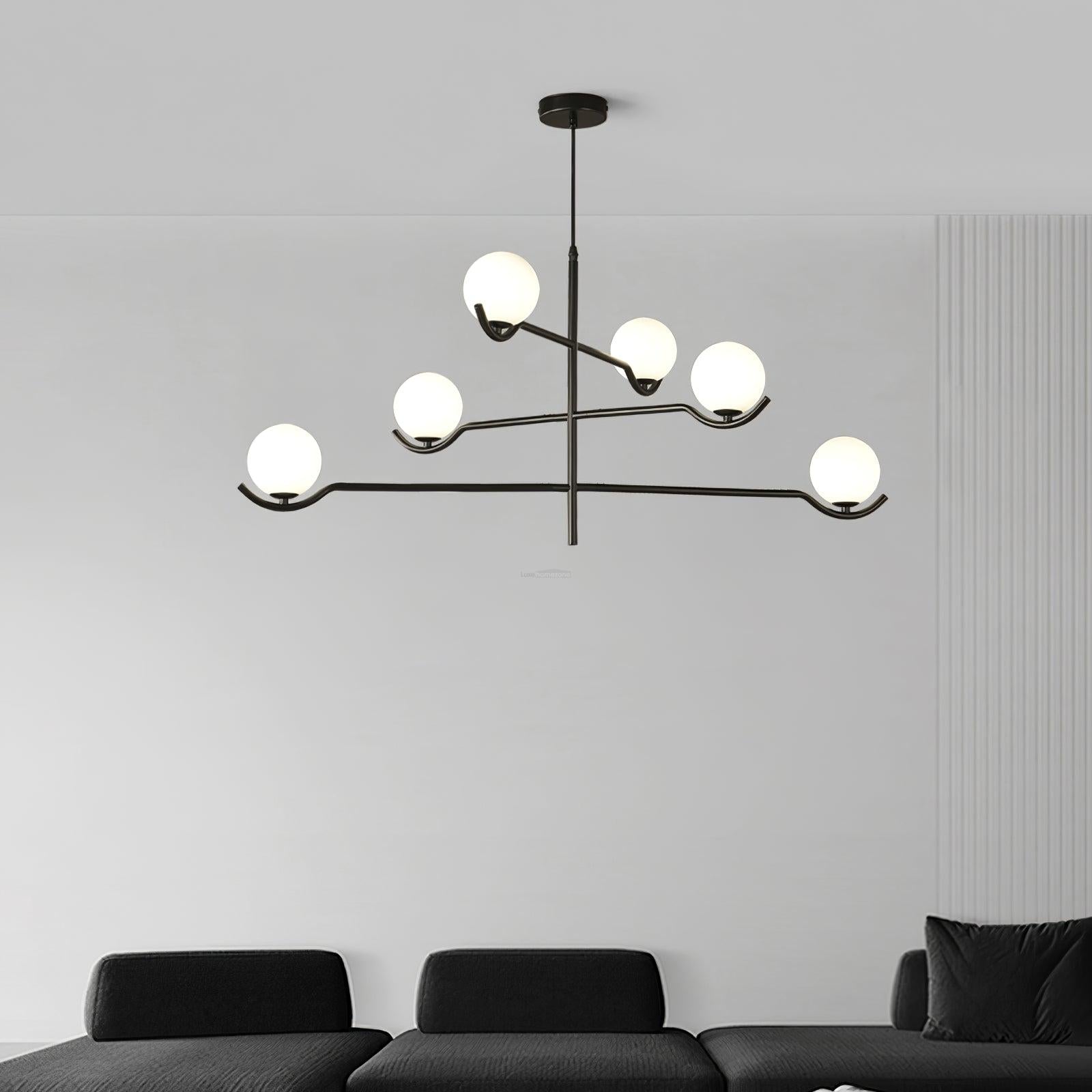 Doris Chandelier with 4/6 heads - Frown-1-Luxehomezone