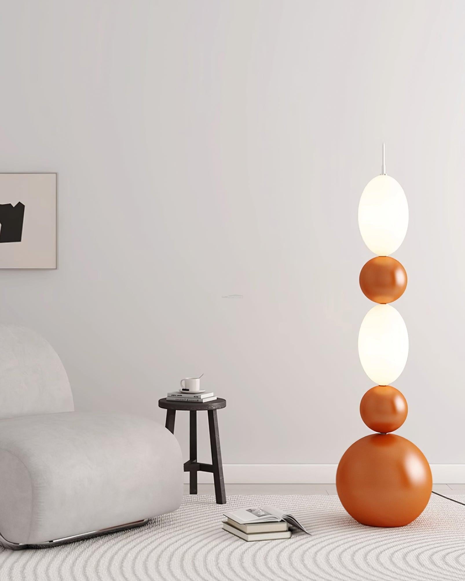 Bola Floor Lamp  ∅ 15.7″ - Lava-1-Luxehomezone
