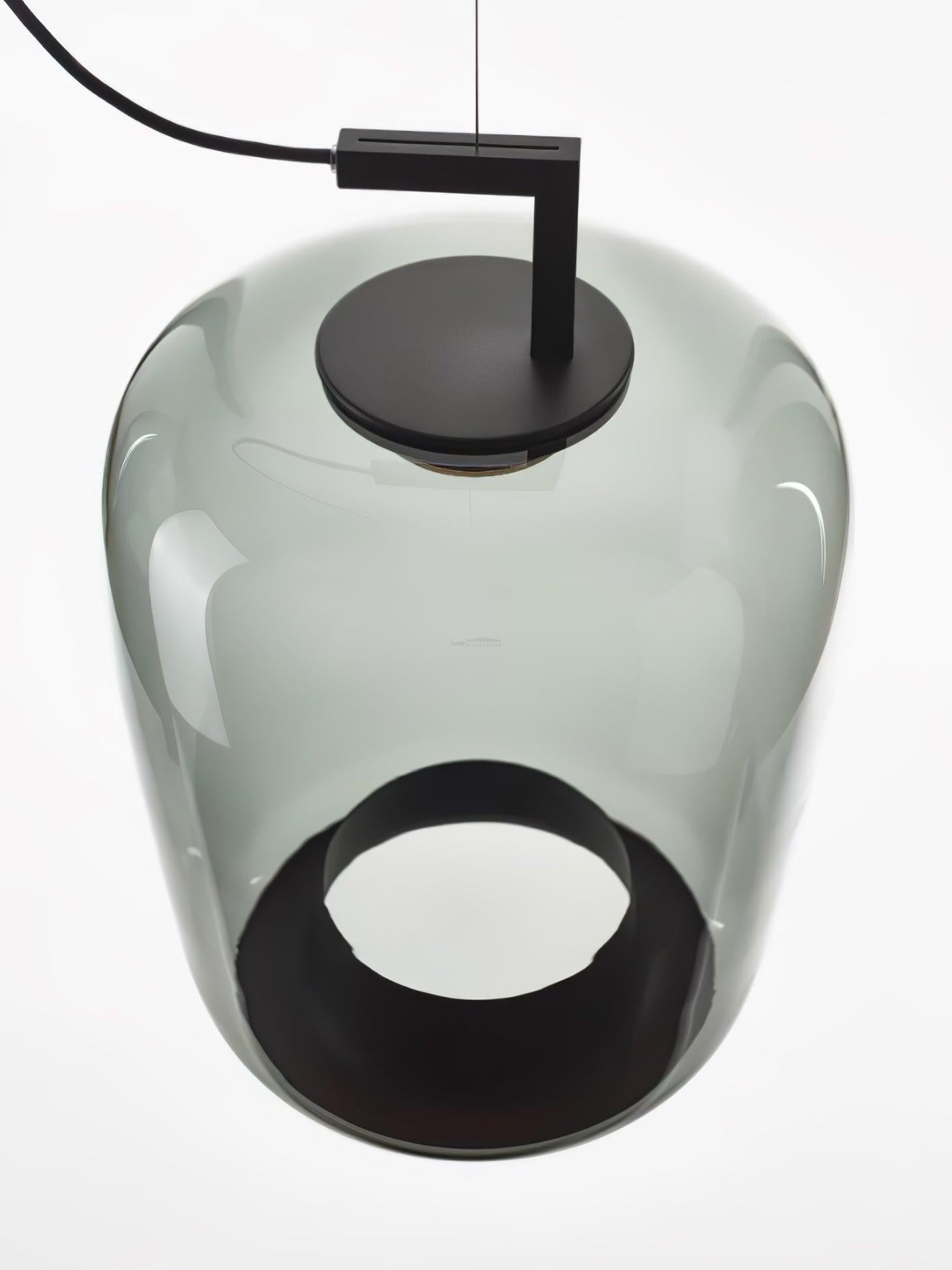 Doppelte Pendant - Art Glass-1-Luxehomezone