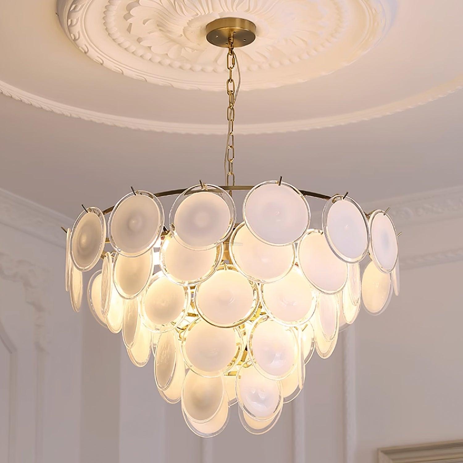 Bettina Murano Chandelier  ∅ 19.6″ - Cylinder-1-Luxehomezone