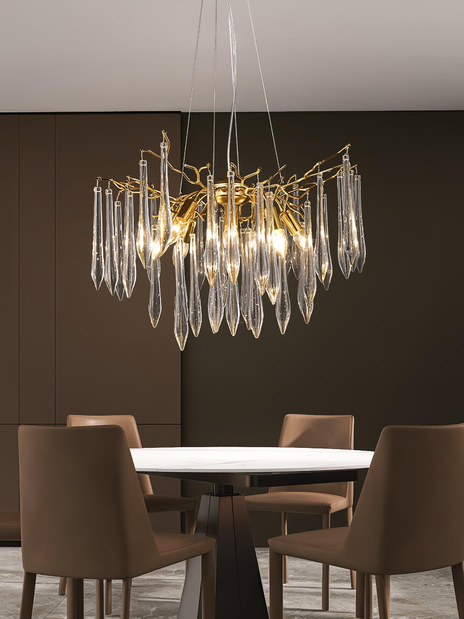 Aqua Funnel Chandelier with 8/10/12 heads - Branch-1-Luxehomezone