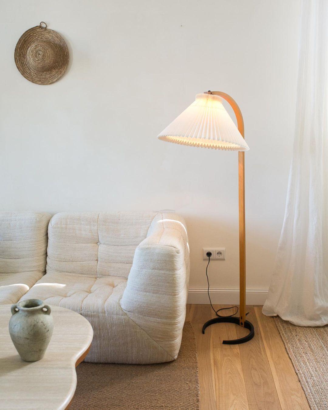 Caprany Floor Lamp - Drapery-1-Luxehomezone