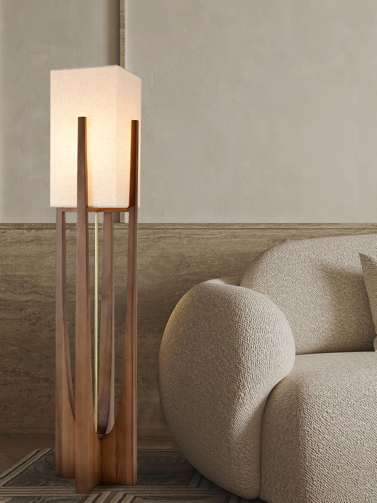 Fairbanks Floor Light - Wood-1-Luxehomezone