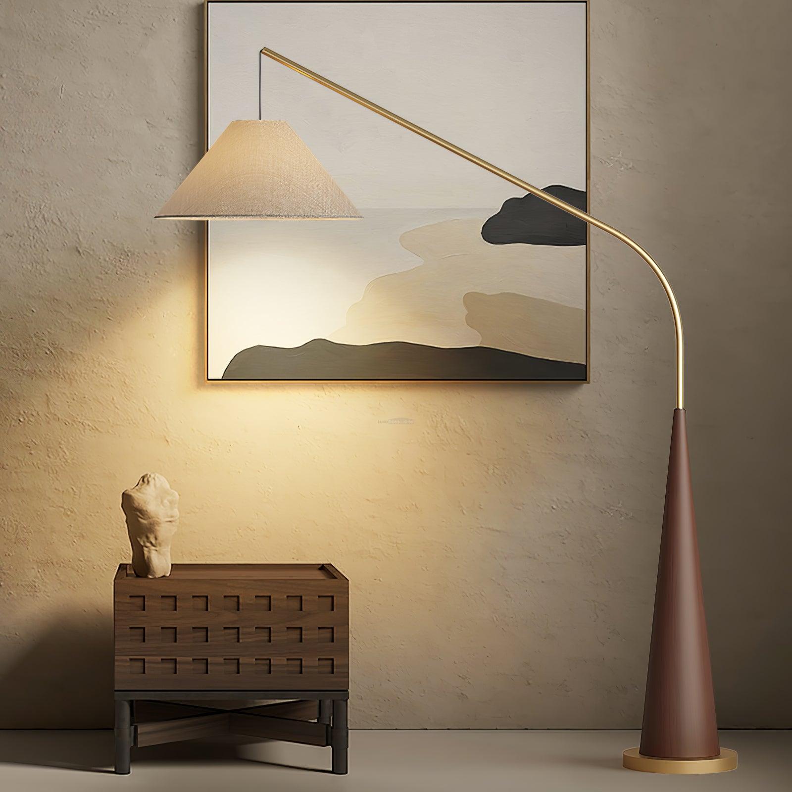 Gibson Arc Floor Lamp L 59.1″ - Bent-1-Luxehomezone