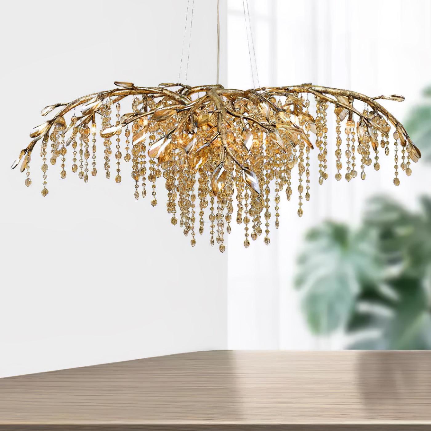 Autumn Twilight Round/Linear Chandelier - Branch-1-Luxehomezone