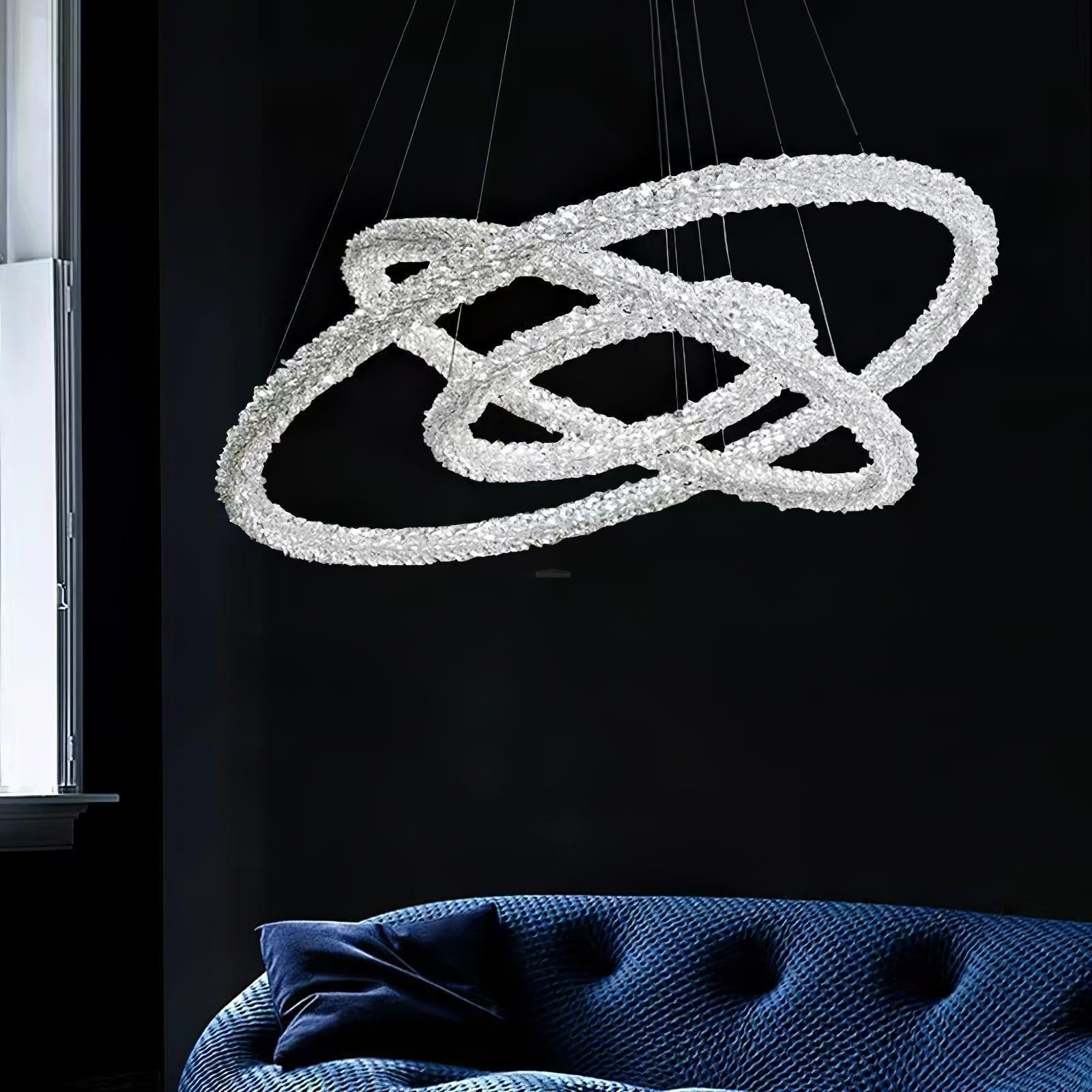 Crystal Ring Chandeliers - Crystals-1-Luxehomezone