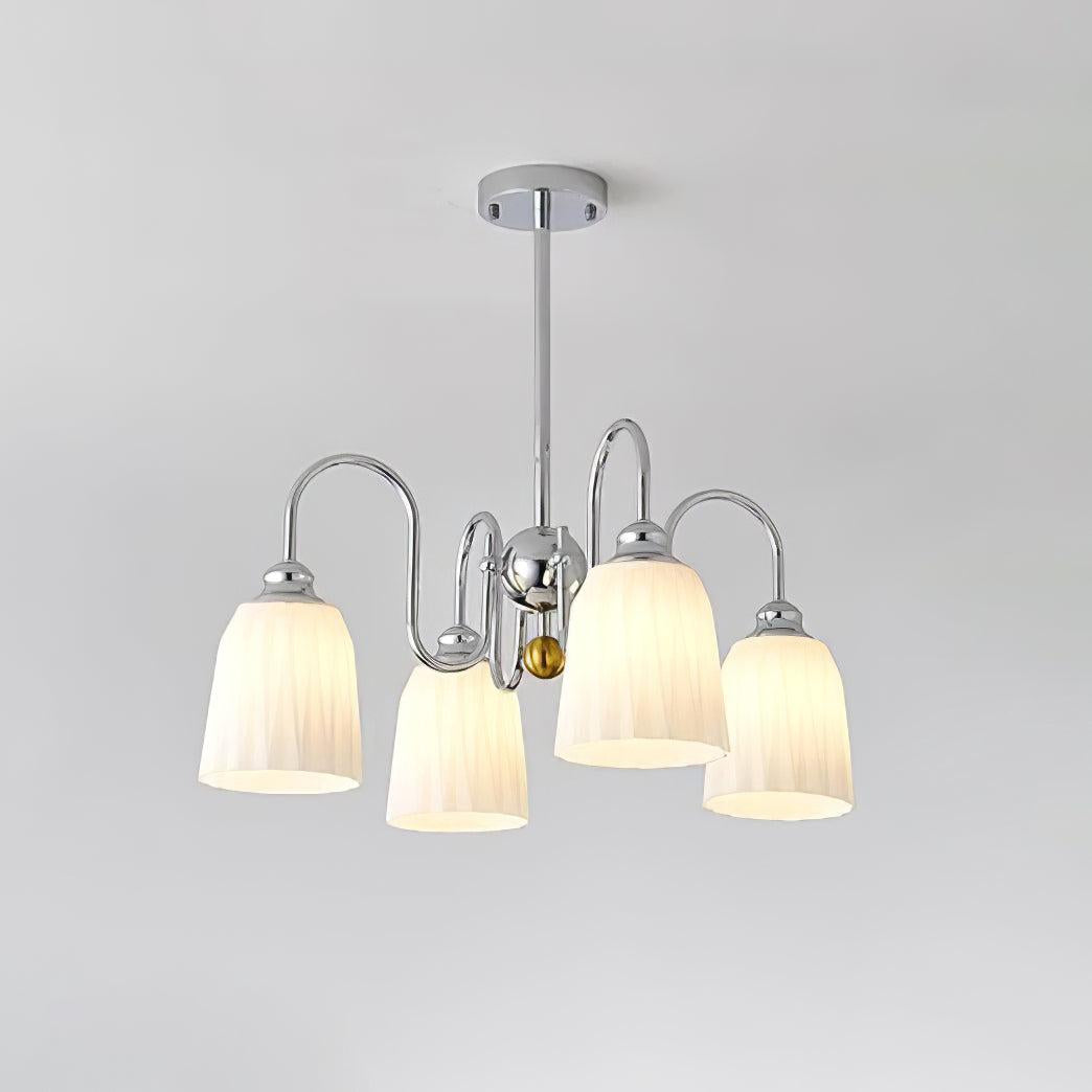 Bauhaus Pleated Chandelier with 3/5/6/8 heads
