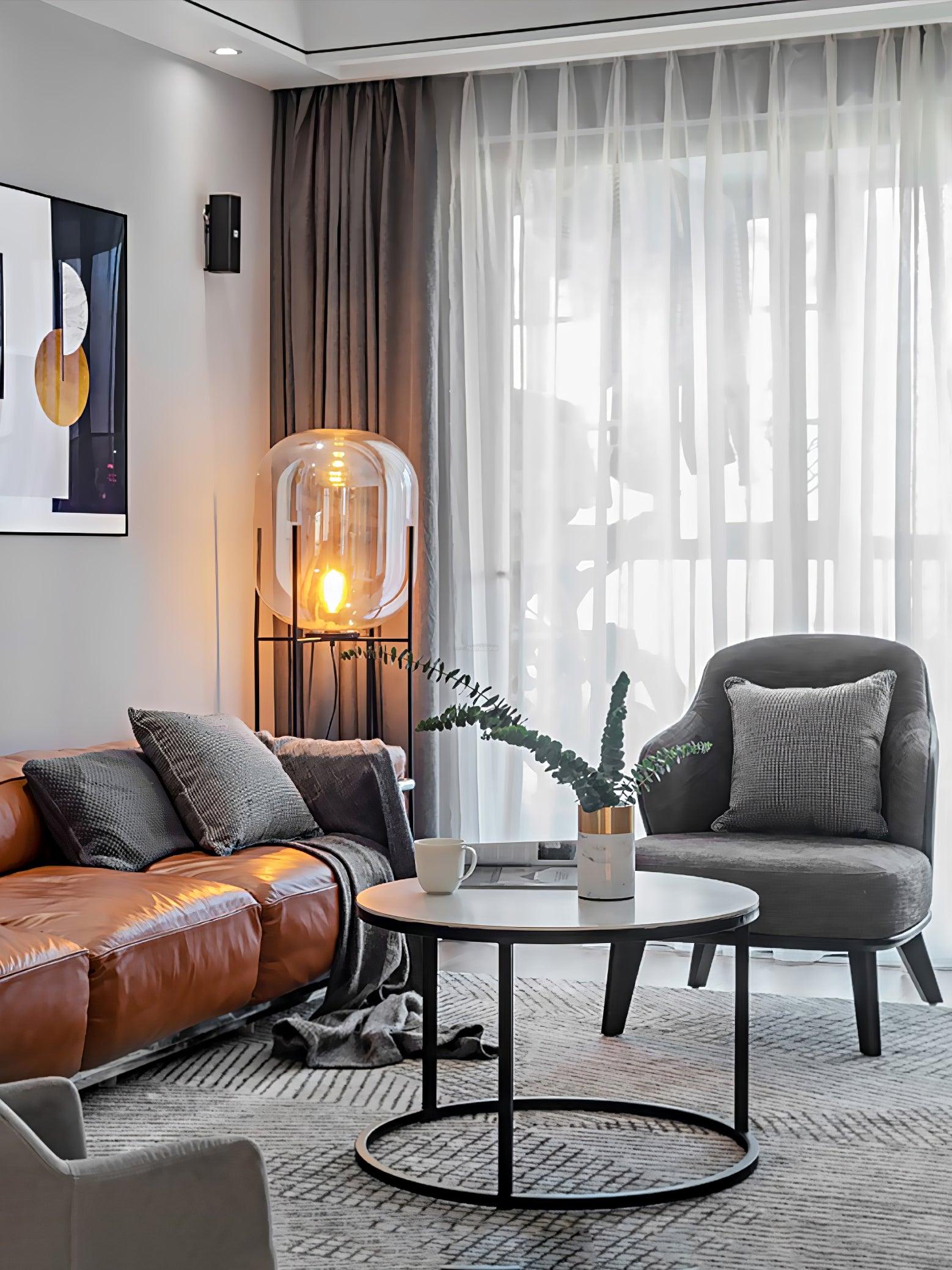 Oda Floor lamp ∅ 18.9″ - Luxehomezone