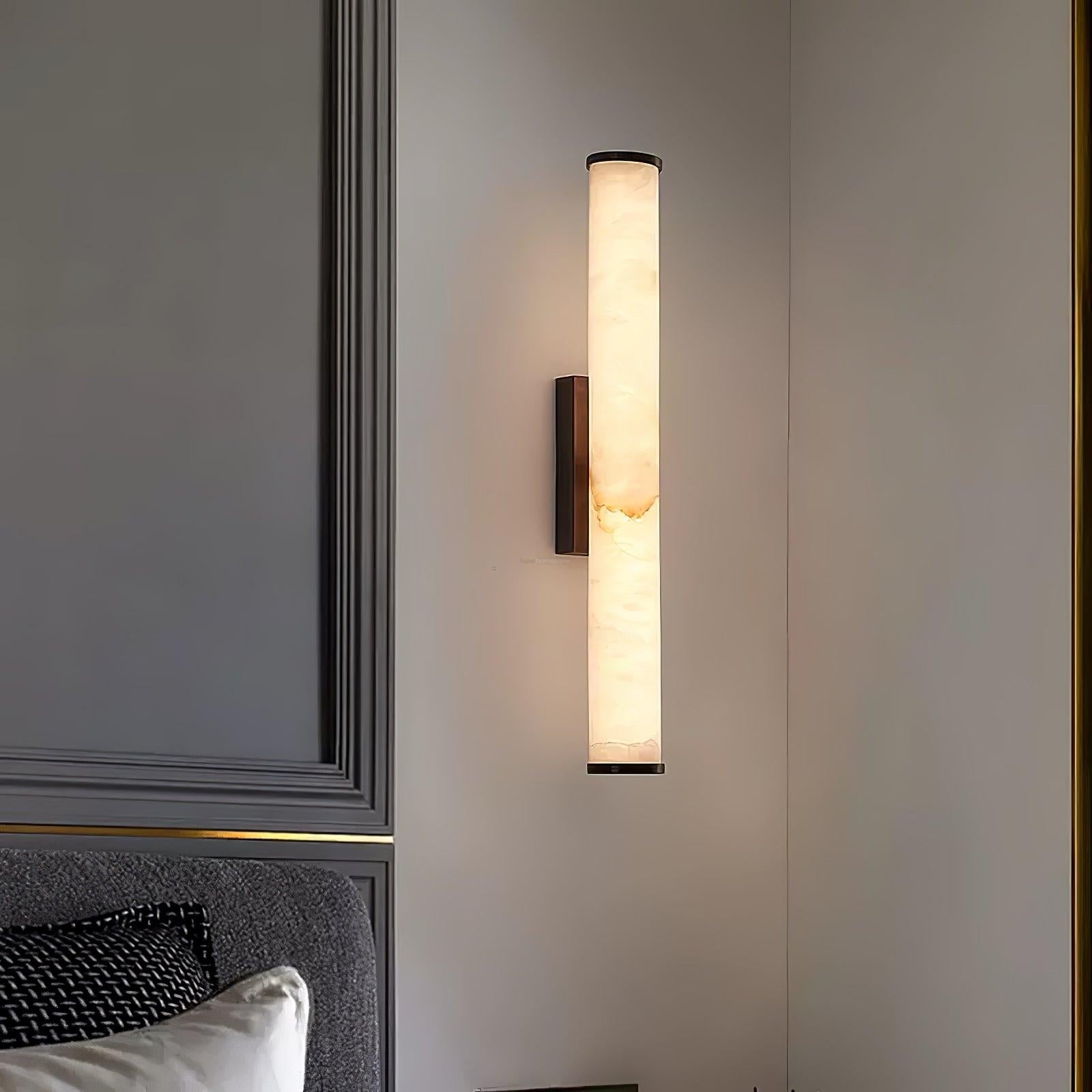 Callisto Wall Sconce Alabaster - Alabaster, Alabaster Wall Lamp-1-Luxehomezone