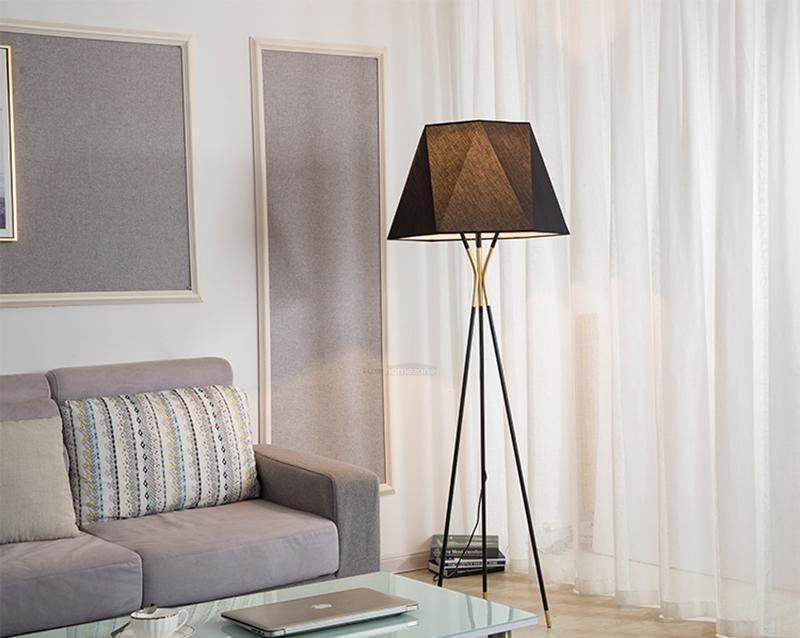 Solitaire Floor Lamp ∅ 21.7″ - Geometry-1-Luxehomezone
