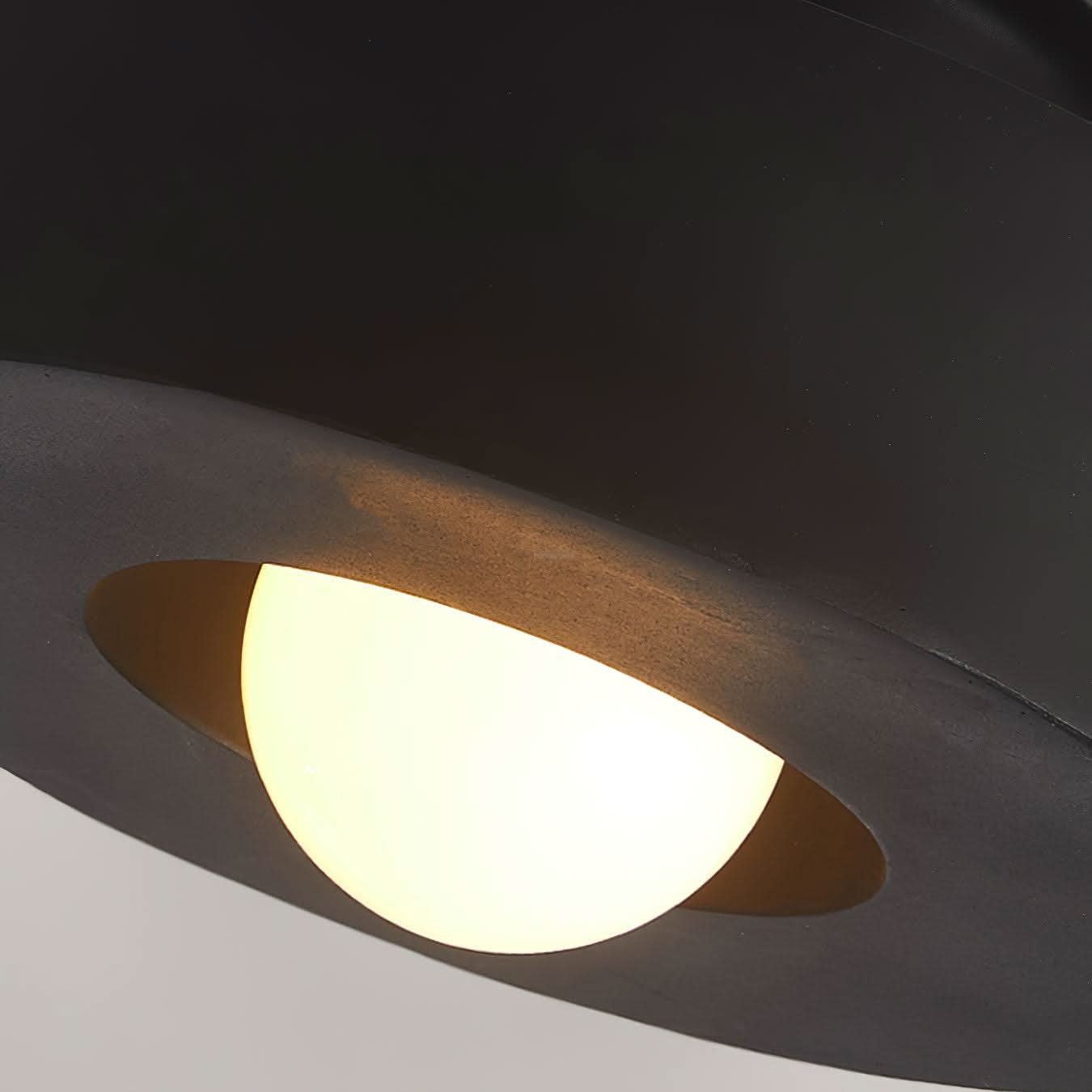 Simon Resin Ceiling Lamp  ∅ 11.8″ - Luxehomezone