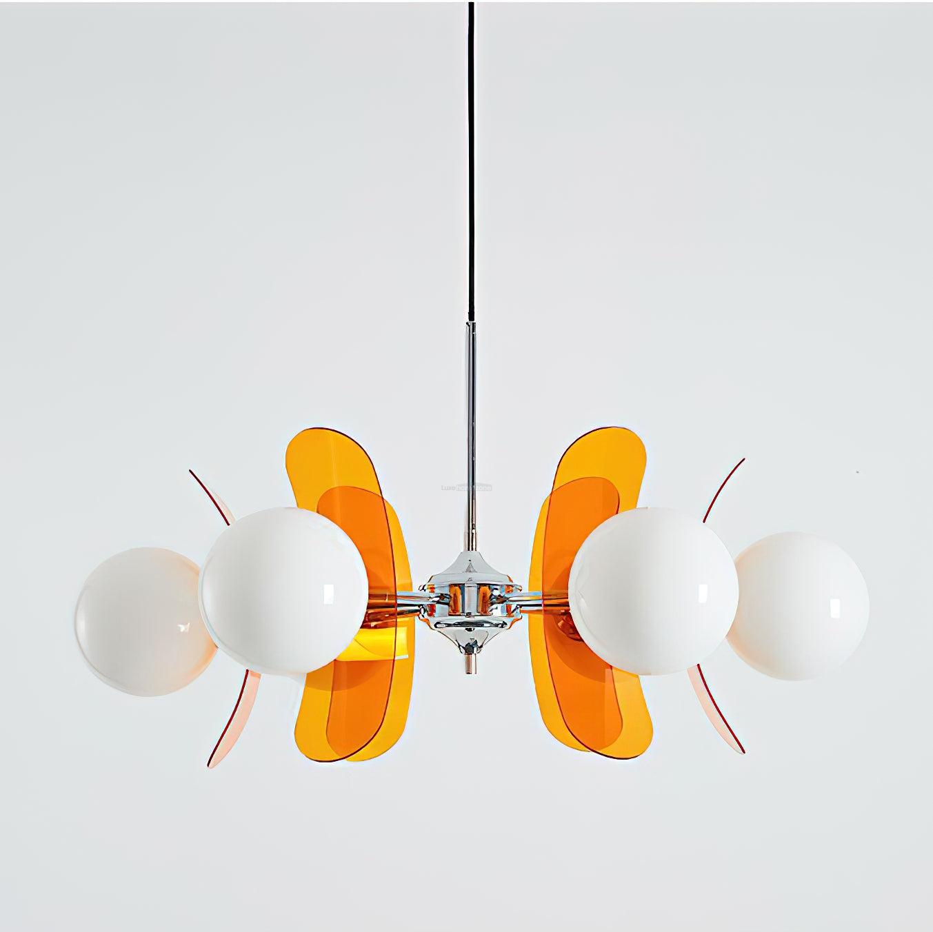 Phosphorescent Chandelier with3/5/6/8 heads - Frown, Optimized-1-Luxehomezone