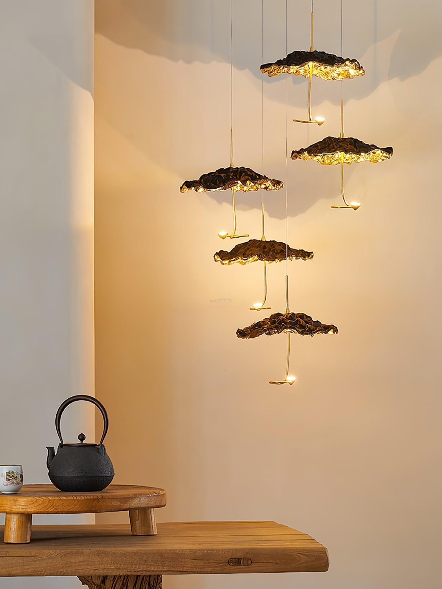 Brass Aviary Constellation Chandelier with 1/3/6/10/17/22 heads - Helia-1-Luxehomezone