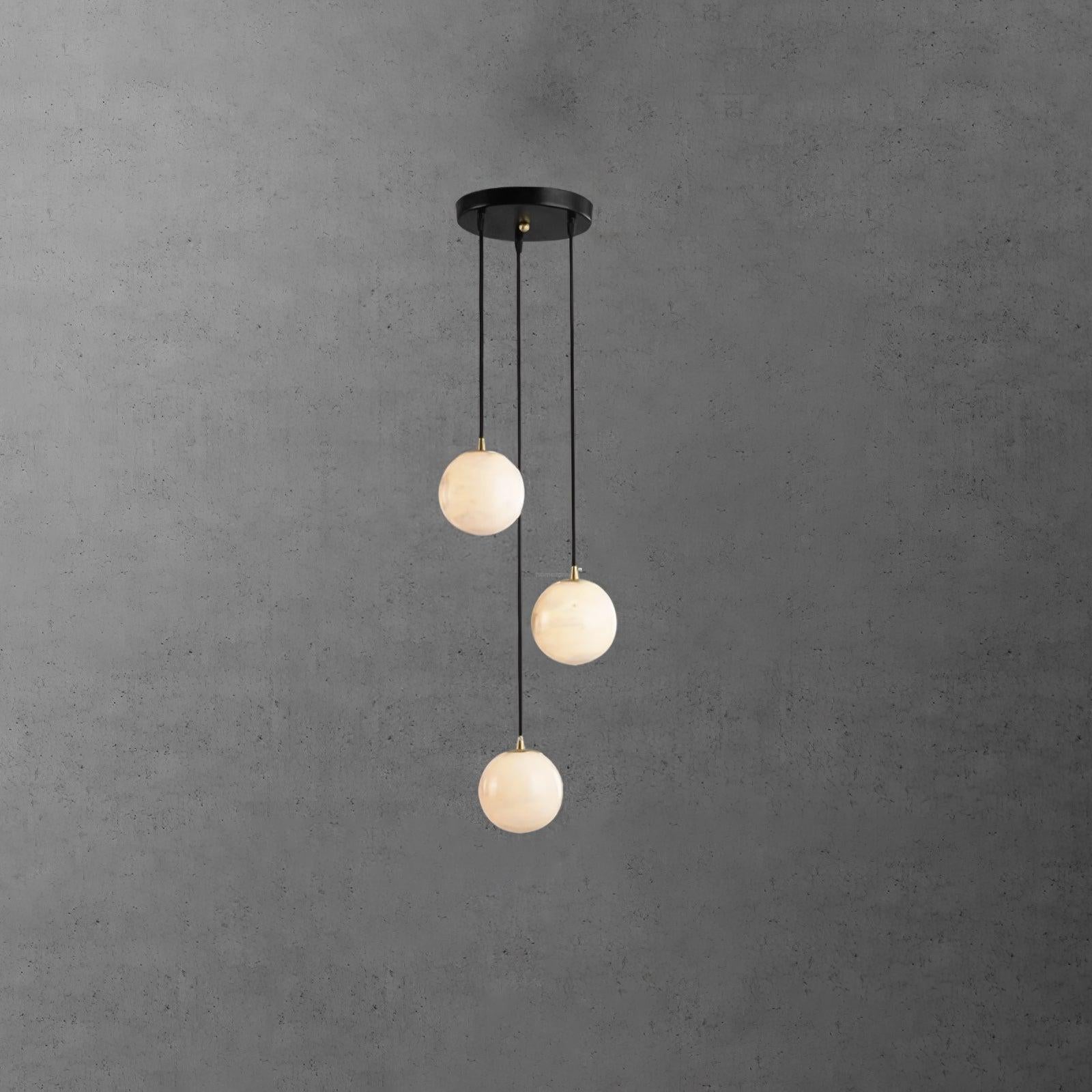 Alabaster Balls Cluster Chandelier with 3/5/7/9/16/18 heads - Luxehomezone