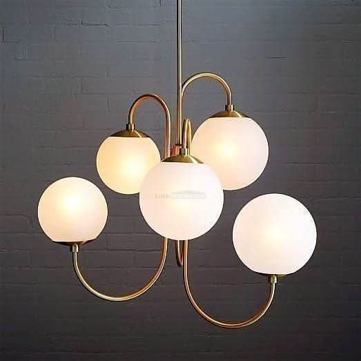 Gooseneck Chandelier ∅ 30″ - Luxehomezone