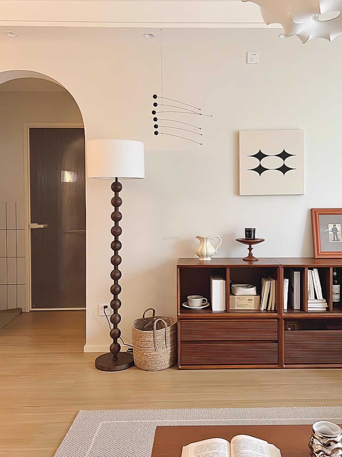 Hugo Barbell Floor Lamp  ∅ 15.7″ - Luxehomezone