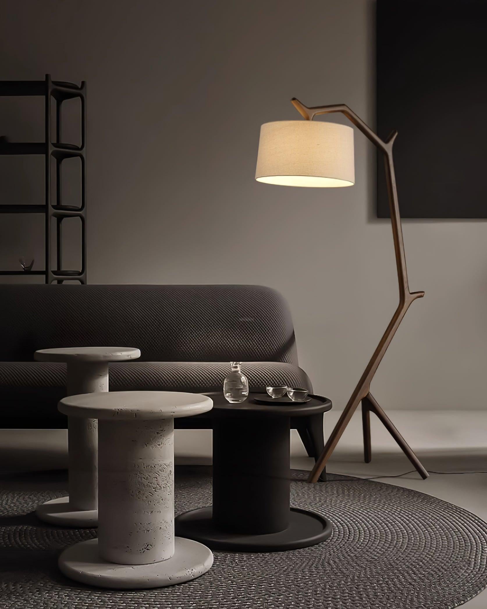 Umahi Floor Lamp  L 39.7″ - Fabric-1-Luxehomezone