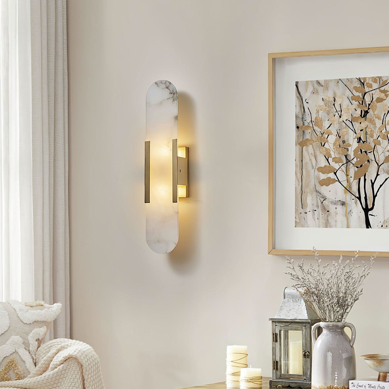 Melange Alabaster Wall Lamp - Luxehomezone