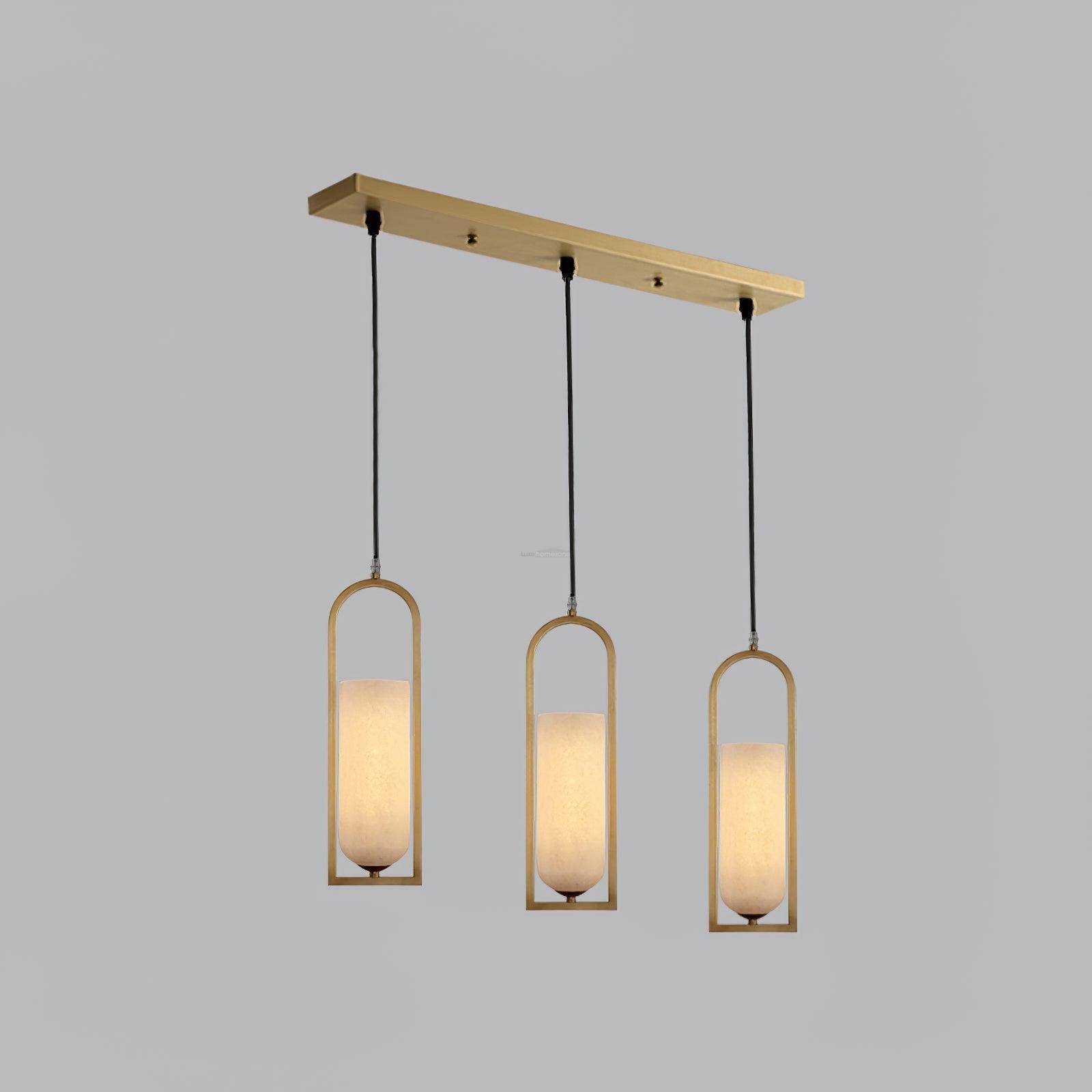 Melange Alabaster  Small Pendant Light - Alabaster, Alabaster Pendant-1-Luxehomezone