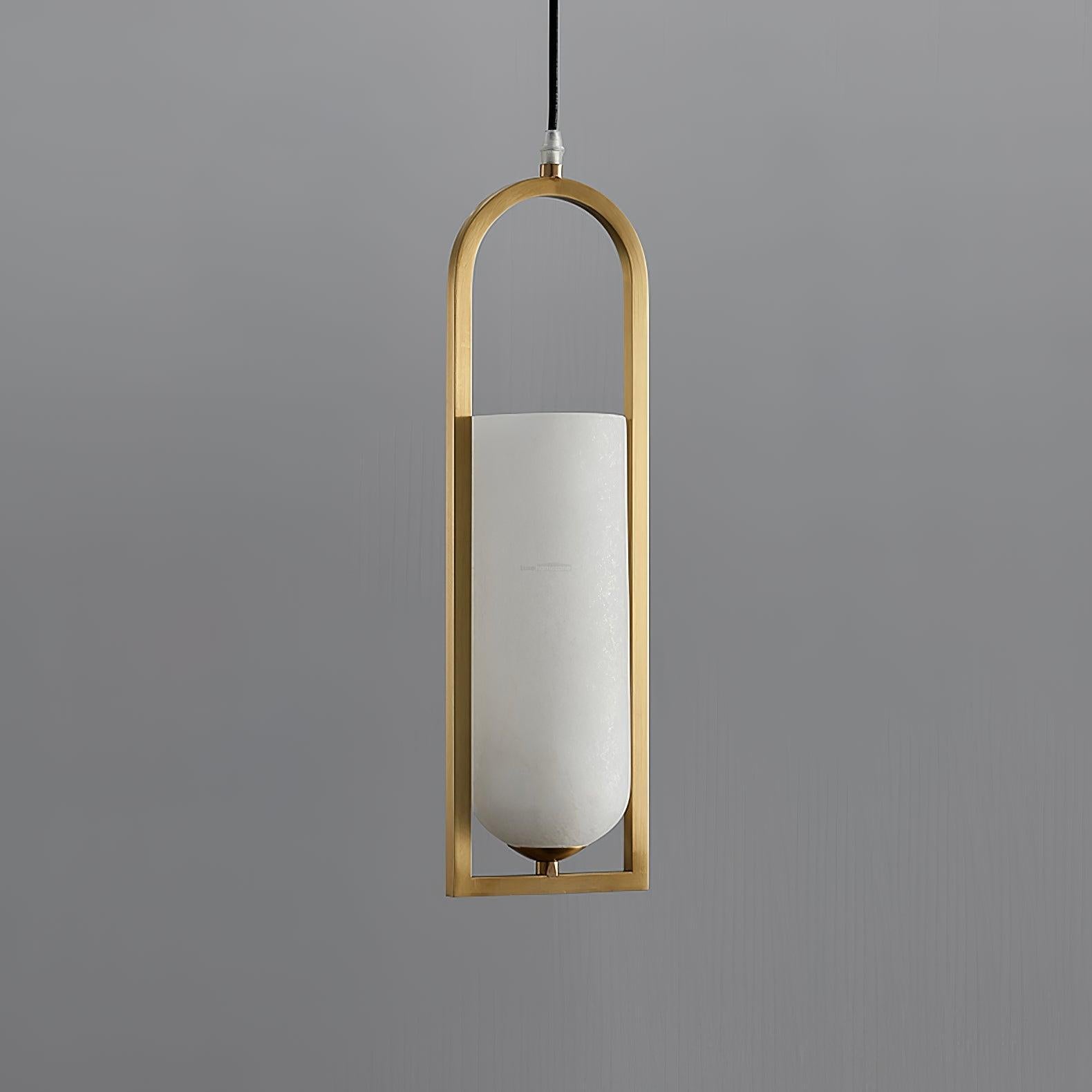 Melange Alabaster  Small Pendant Light - Alabaster, Alabaster Pendant-1-Luxehomezone