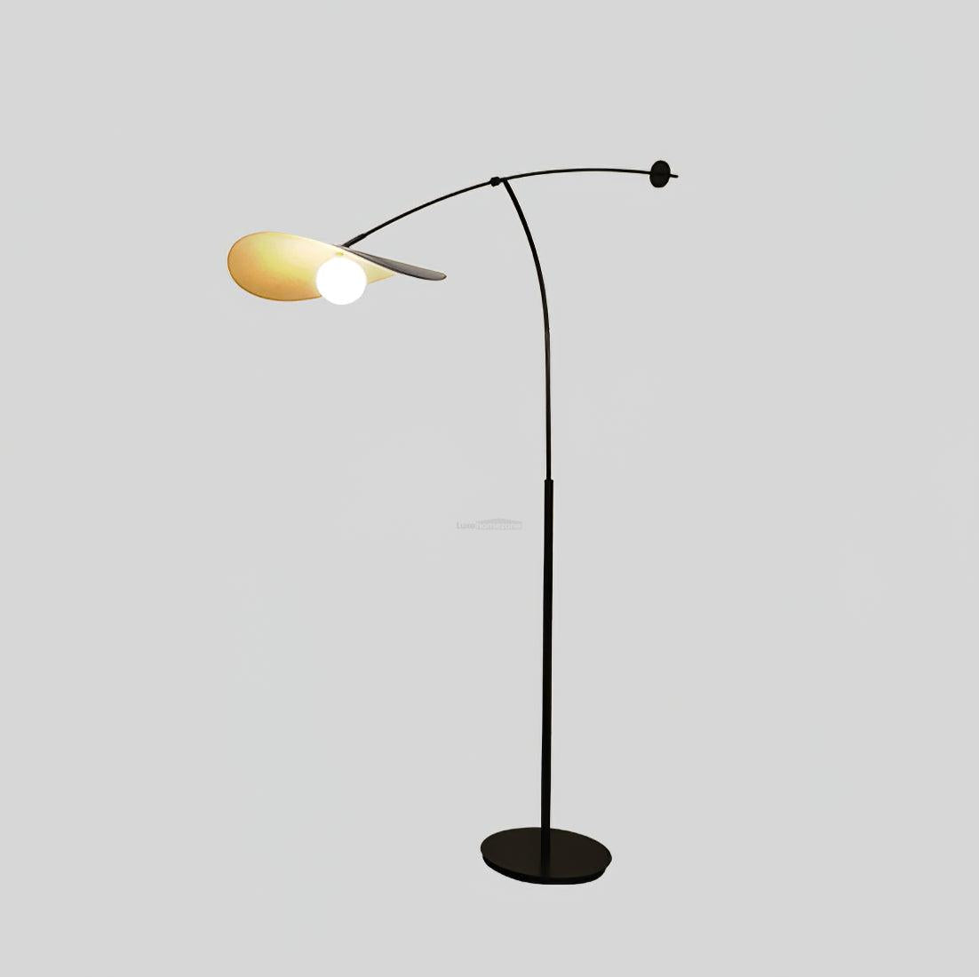 Alonso Floor Lamp  ∅ 6.6″ - Bent-1-Luxehomezone