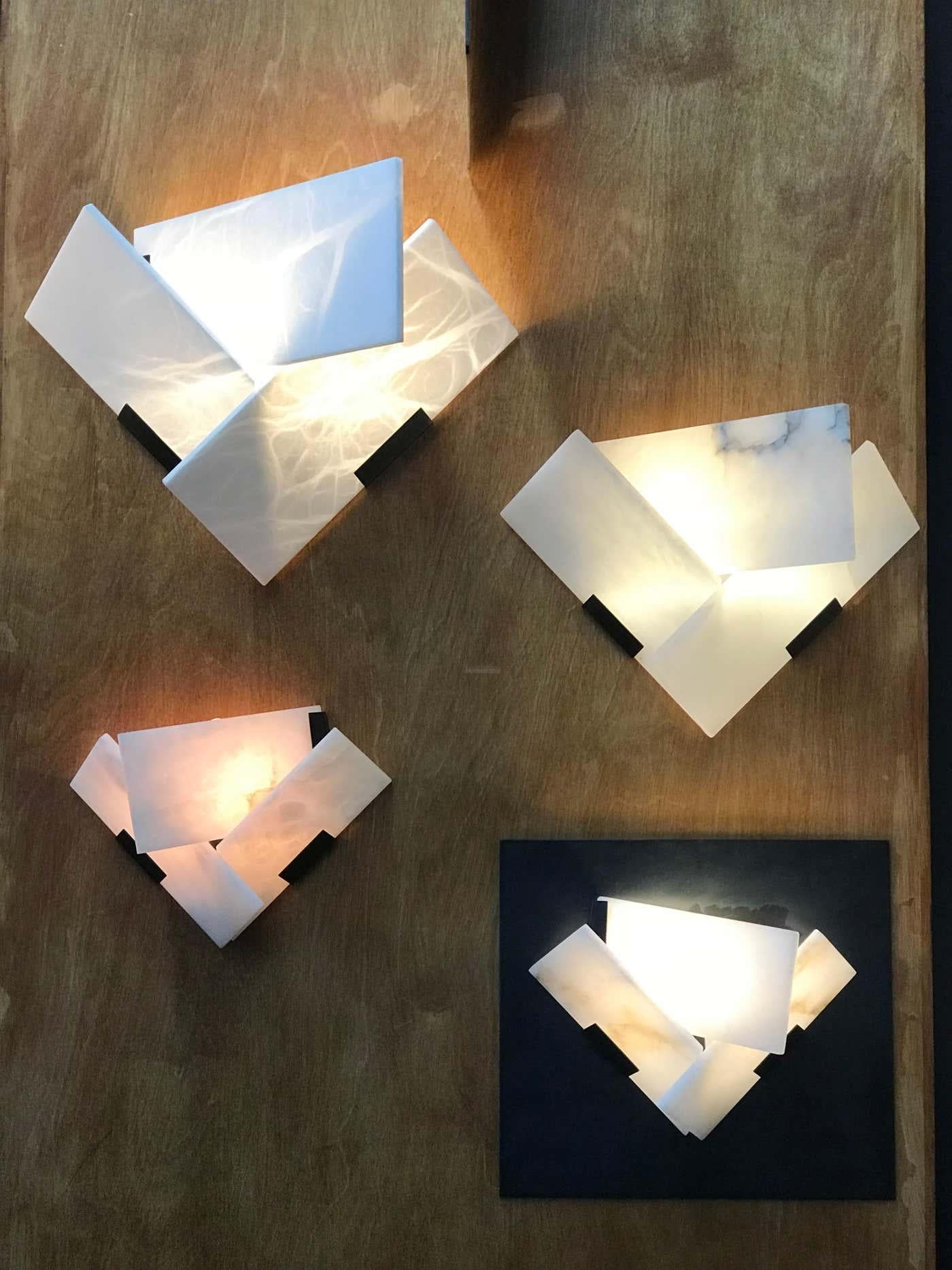 Fly Alabaster Wall Sconce - Alabaster, Alabaster Wall Lamp-1-Luxehomezone