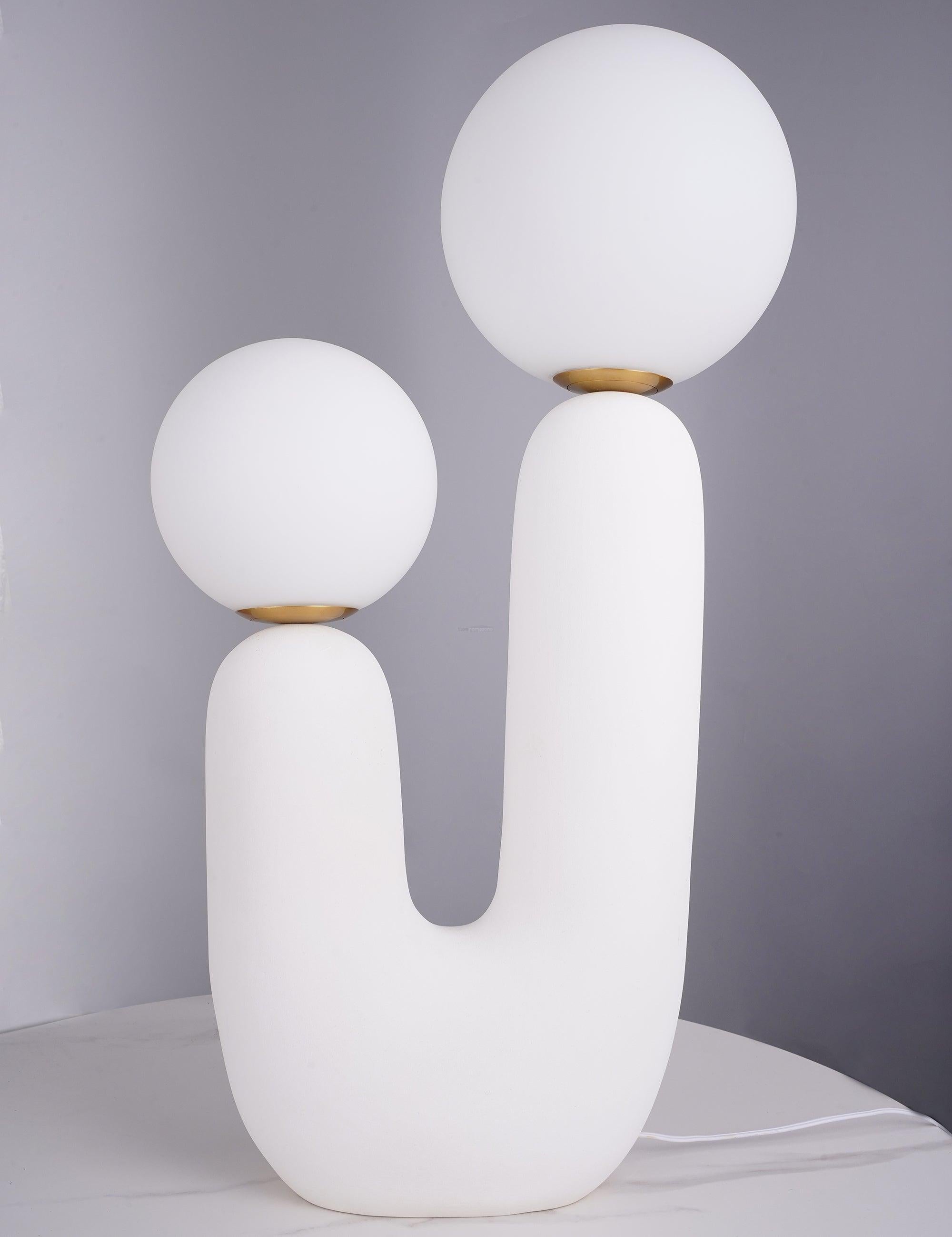 Oo Ceramics Table Lamp ∅ 22.4″ - Candy-1-Luxehomezone